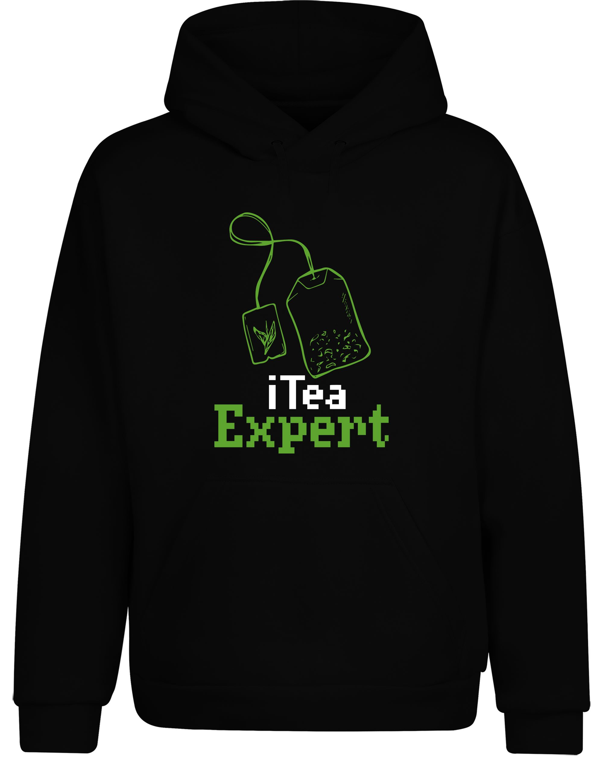 I Tea Expert – Hoodie im Retro Stil | Lustiger Kapuzenpullover für Teeliebhaber, Nerds & IT-Fans