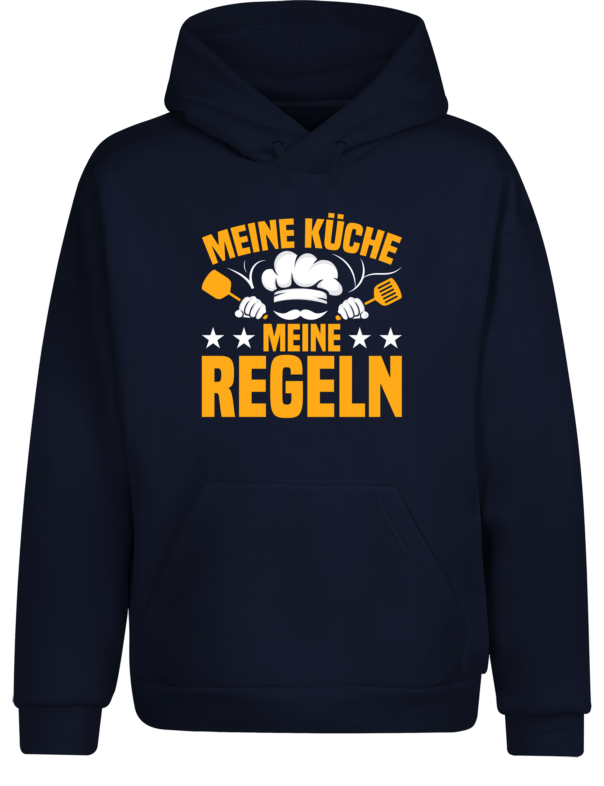 Unisex Hoodie „Meine Küche Meine Regeln“ | Lustiger Koch Hoodie für Küche & Alltag