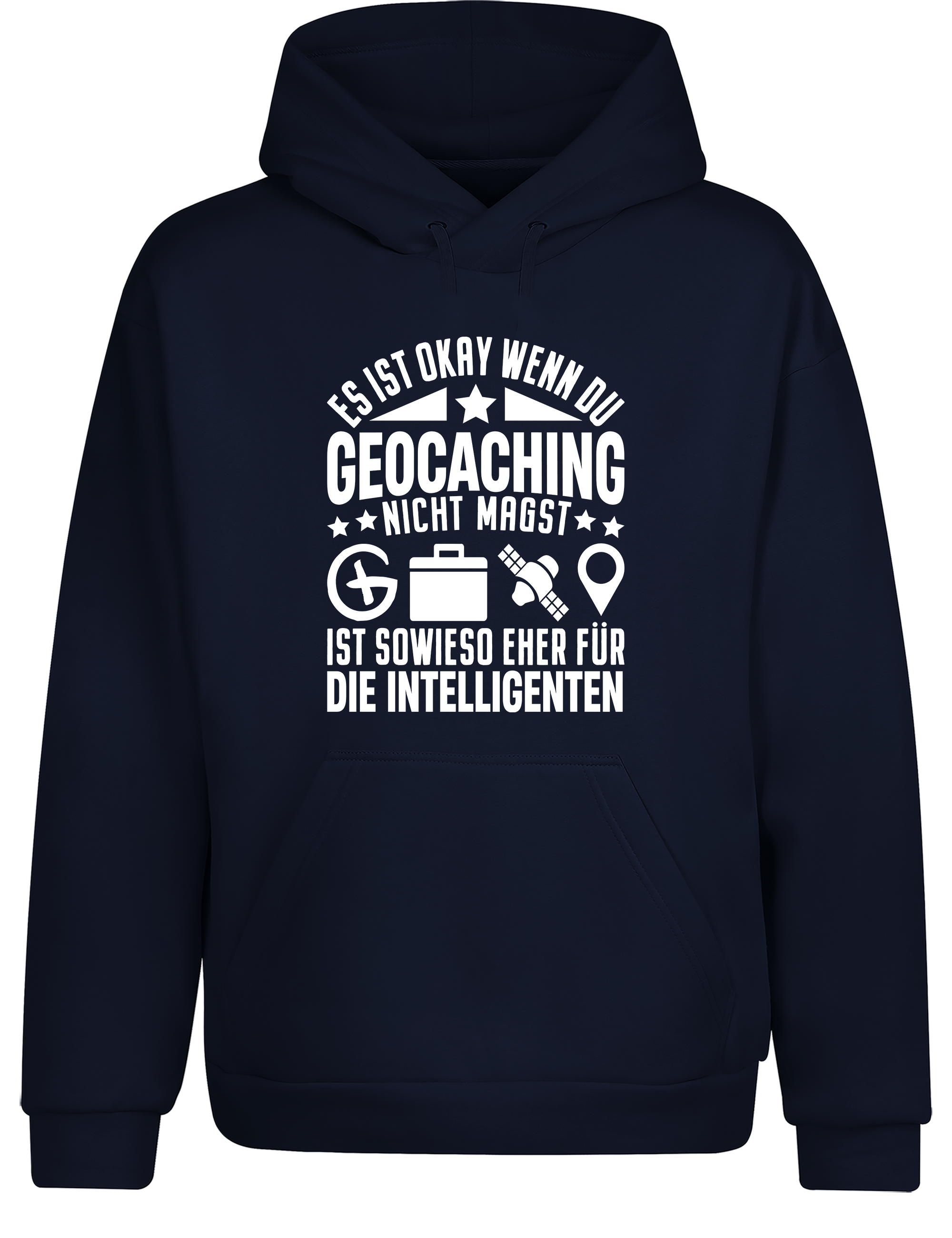 Es ist okay, wenn du Geocaching nicht magst – Hoodie im Retro Stil | Lustiger Kapuzenpullover für Geocacher, Schatzsucher & Outdoor-Fans (Copie)