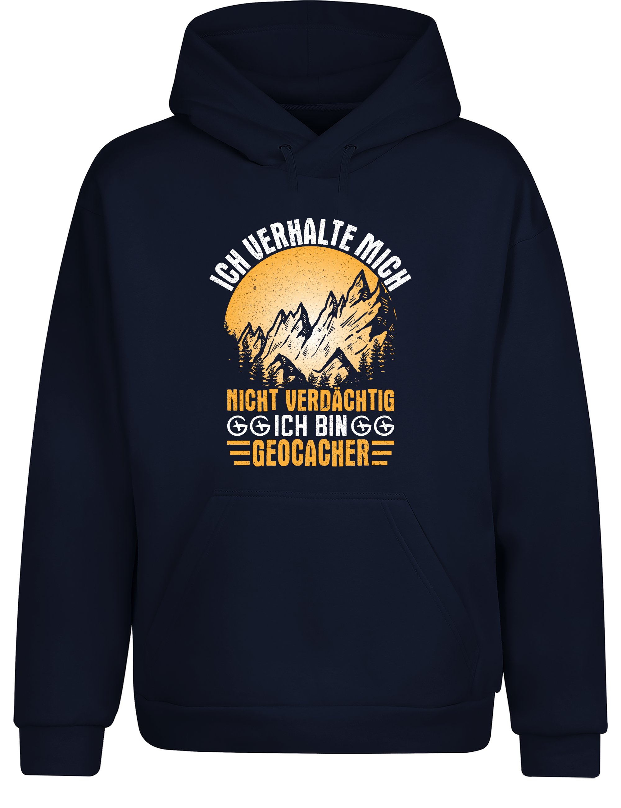 Ich verhalte mich nicht verdächtig – Ich bin Geocacher | Lustiger Hoodie für Geocacher & Schatzsucher