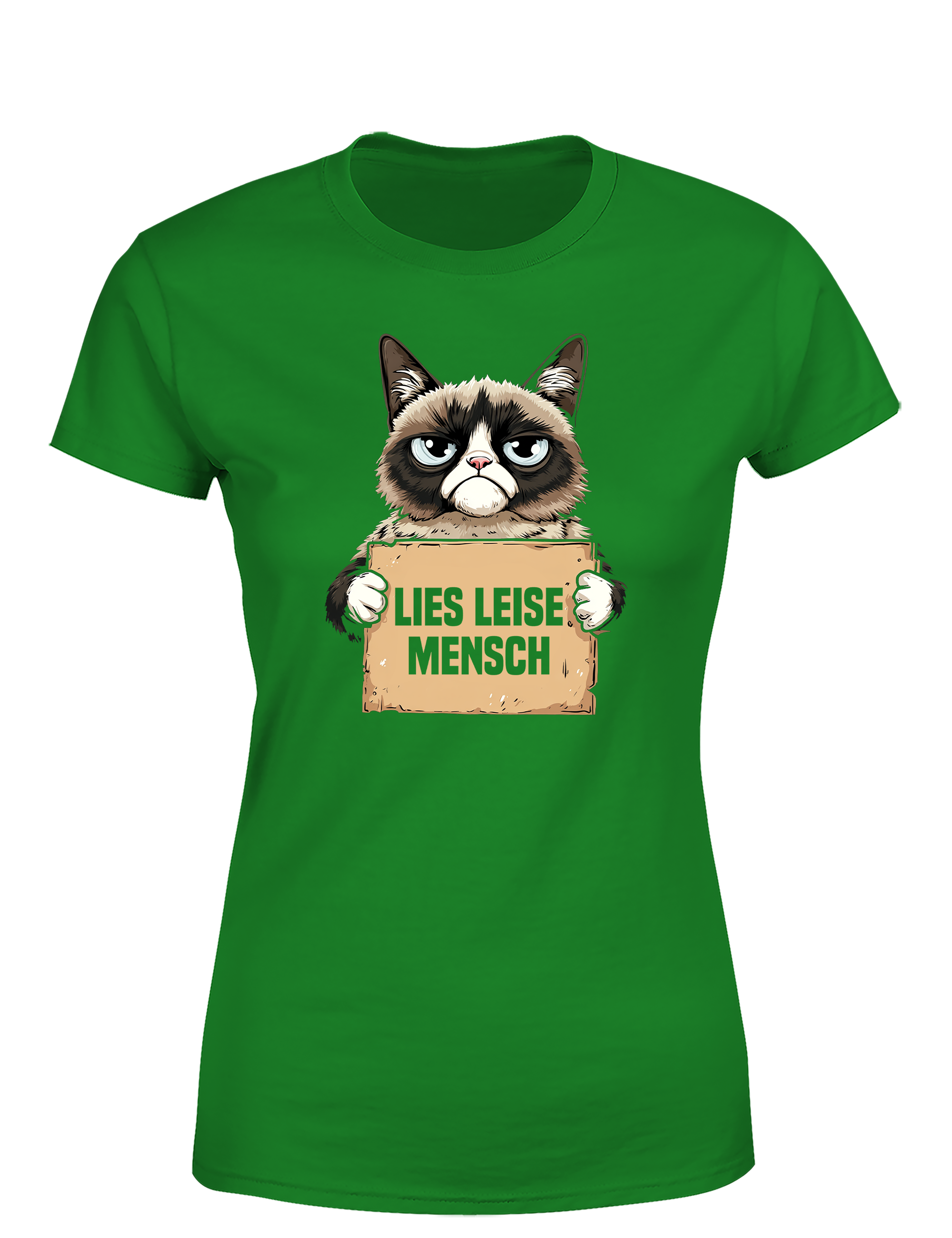 Lies leise Mensch – Damen T-Shirt im Retro Stil | Perfektes Damen Shirt für Leseratten, Bücherfreundinnen & Geschenkidee