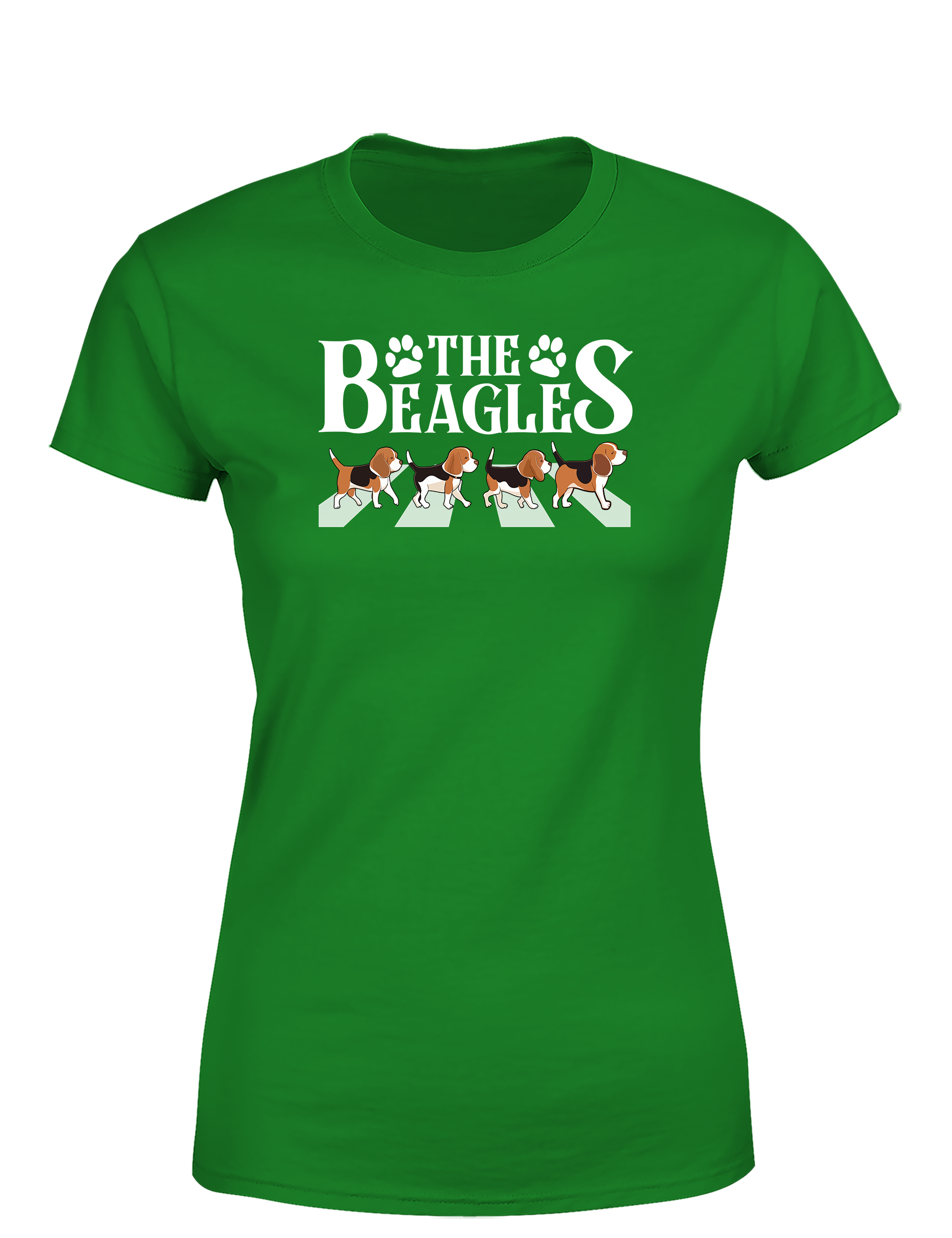 Damen T-Shirt „The Beagles“ | Niedliches Hunde-Motiv im Beatles-Style