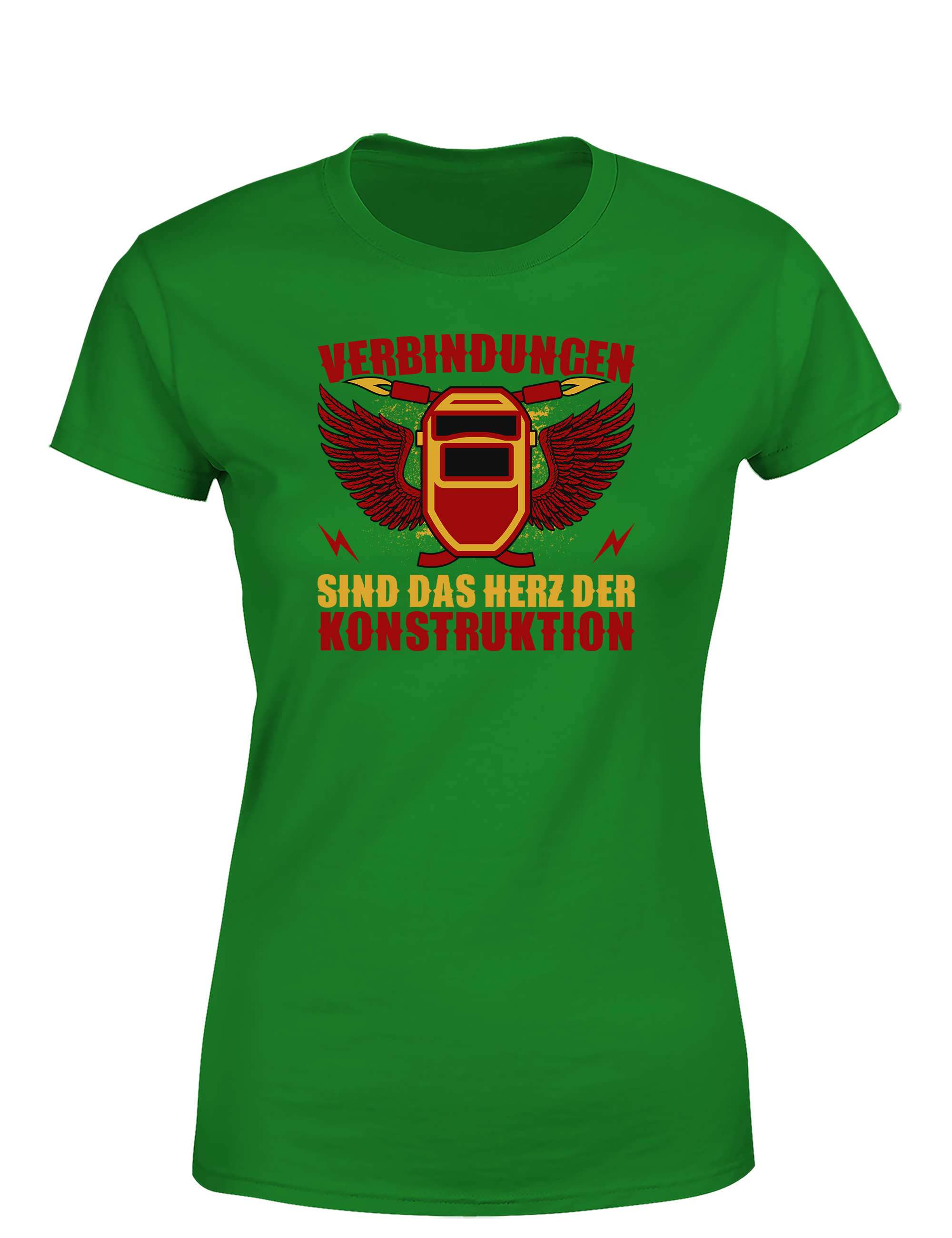 Verbindungen sind das Herz der Konstruktion – Damen T-Shirt im Retro Stil | Lustiges Shirt für Ingenieurinnen, Handwerkerinnen & Technik-Fans