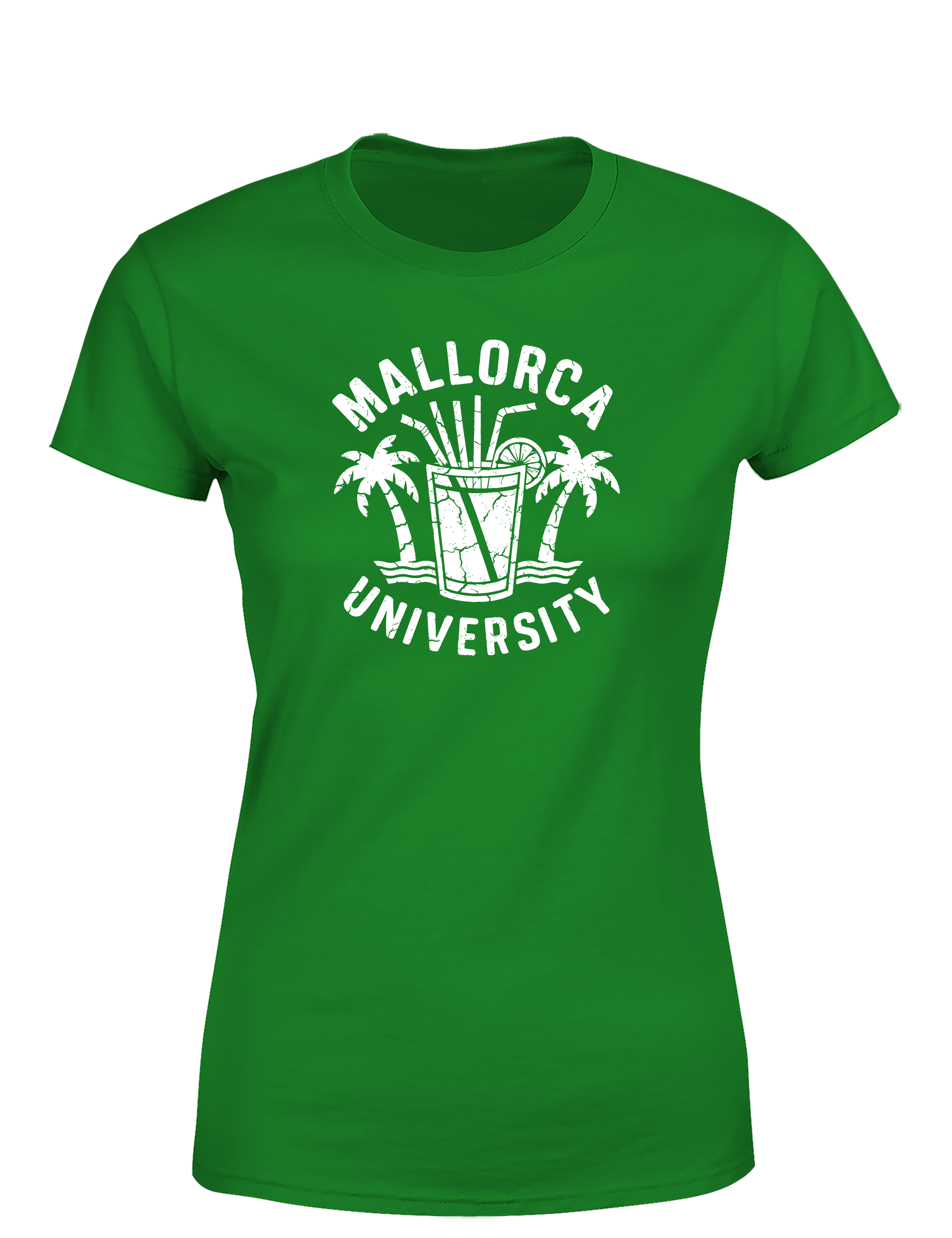 Damen T-Shirt „Mallorca University“ | Lustiges Mallorca Urlaub & Party Shirt