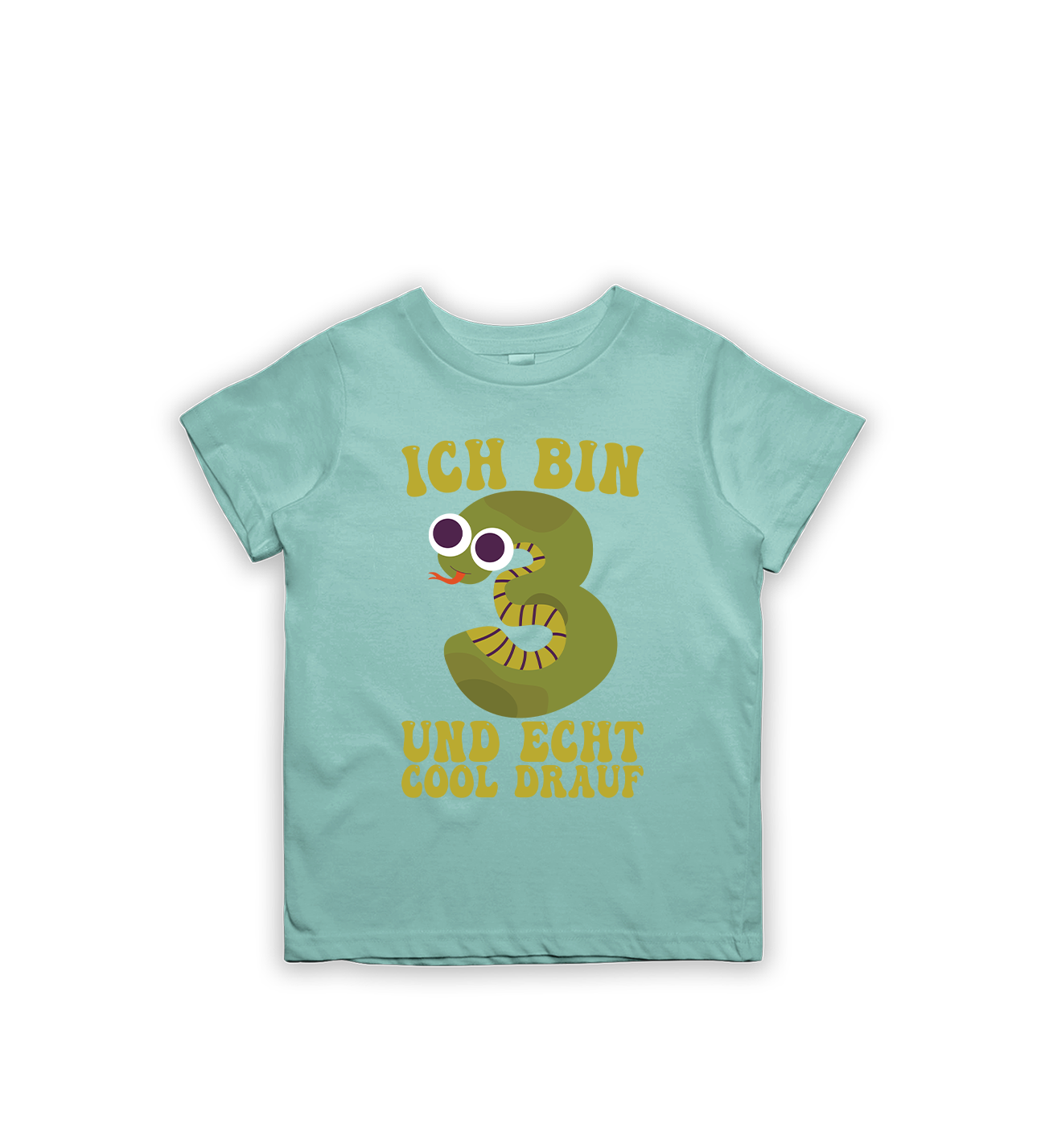 Ich bin 3 und echt cool drauf Kinder T-Shirt – Lustiges Geburtstagsshirt für Kinder