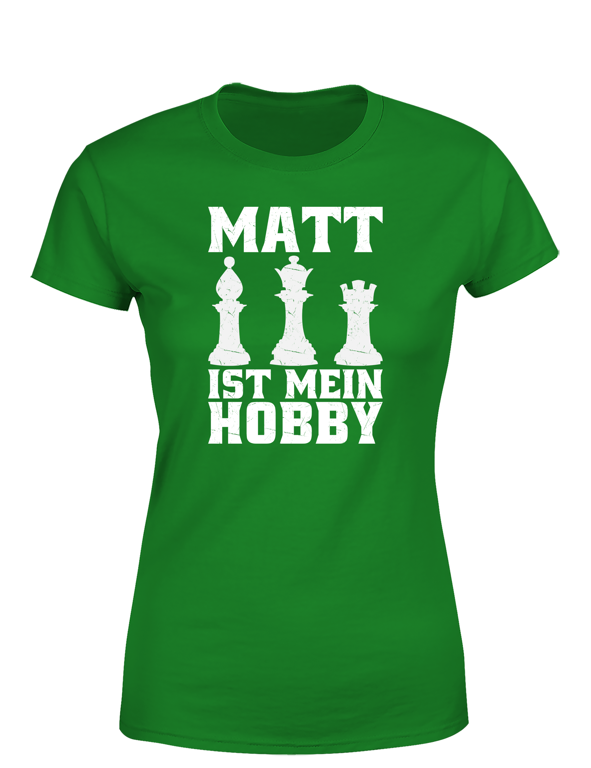 Matt ist mein Hobby – Damen T-Shirt im Retro Stil | Perfektes Damen Shirt für Schachspieler, Turniere, Freizeit & Geschenkidee