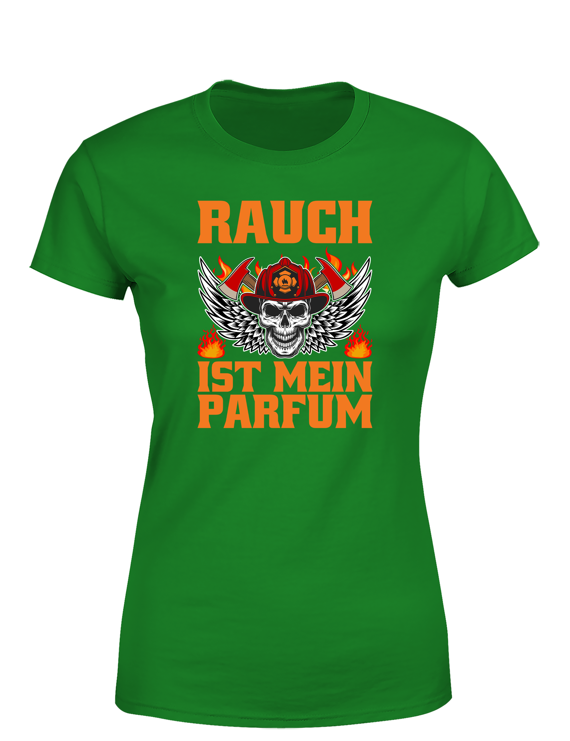 Damen T-Shirt Rauch ist mein Parfum | Cooles Feuerwehr Shirt mit Statement