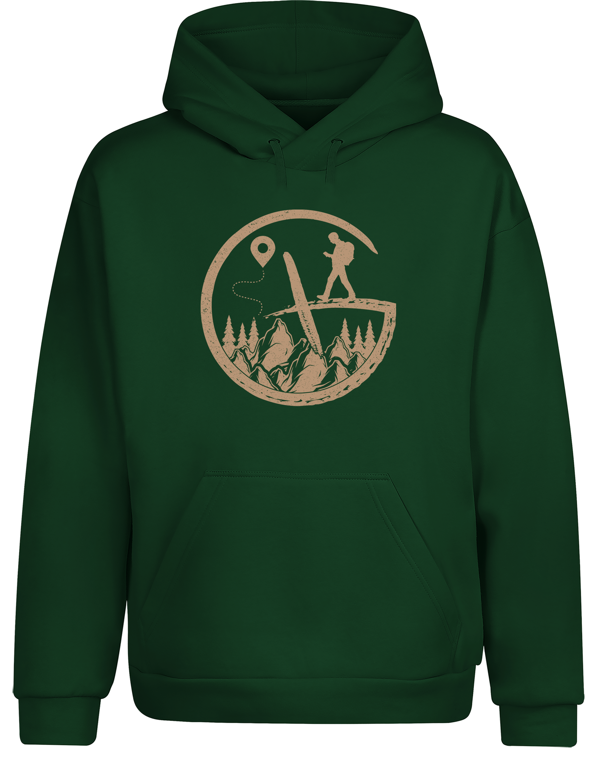 Geocaching Abenteuer – Hoodie | Bequemer Kapuzenpullover für Schatzsucher, Wanderer & Outdoor-Fans