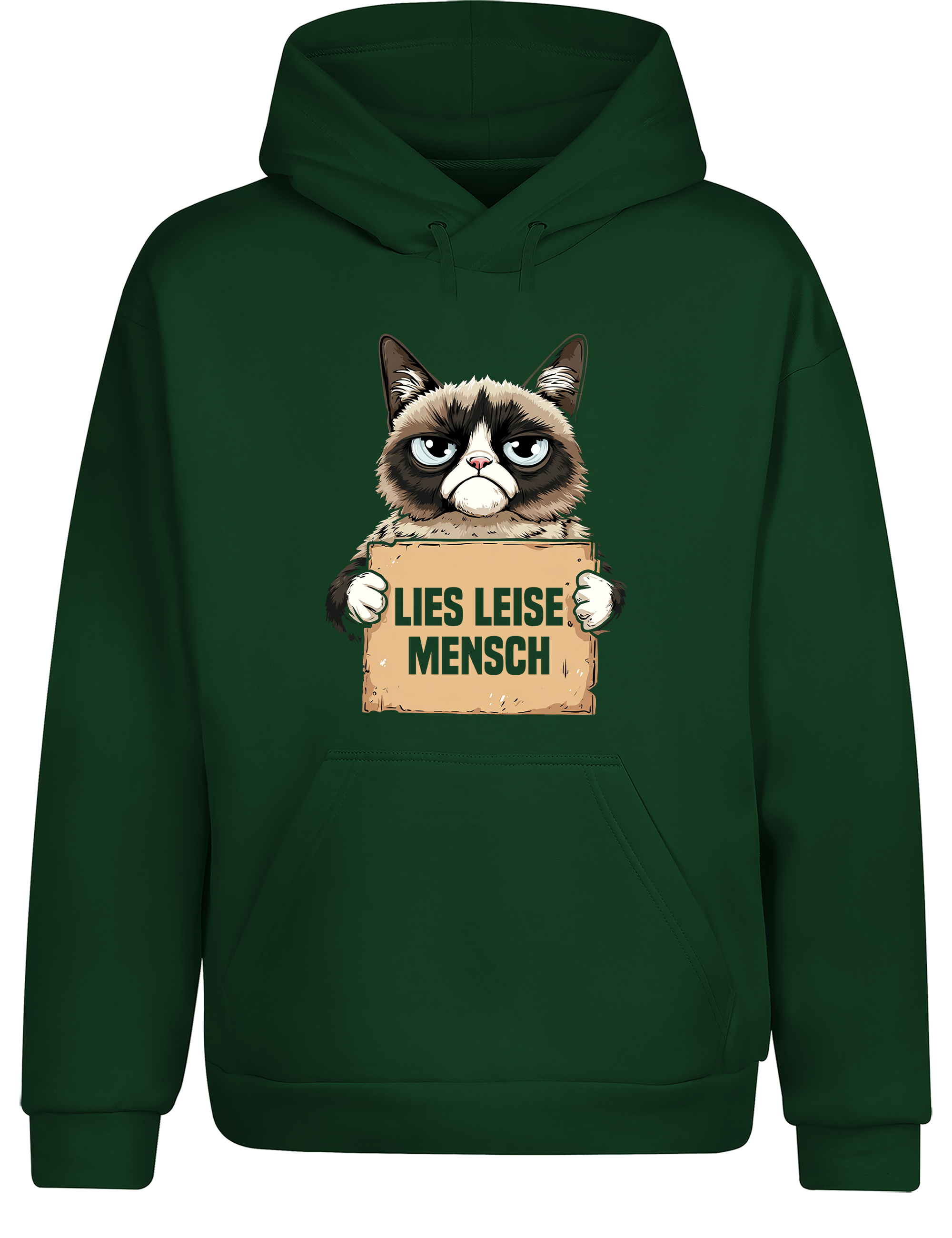 Lies leise Mensch – Hoodie im Retro Stil | Perfekter Kapuzenpullover für Leseratten, Bücherwürmer & Geschenkidee