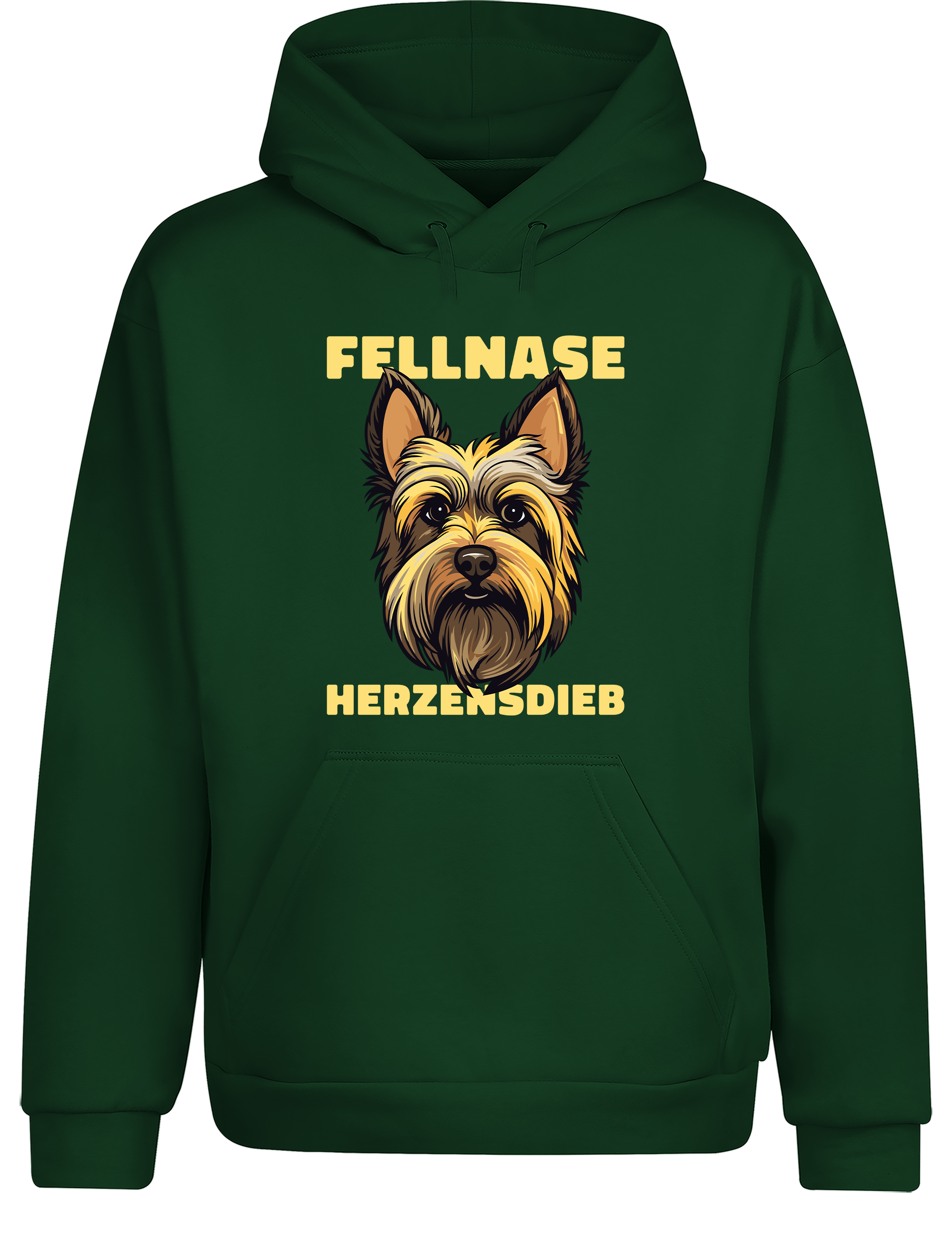 Unisex Hoodie „Fellnase Herzensdieb“ | Lustiger Hunde Hoodie für Hundeliebhaber