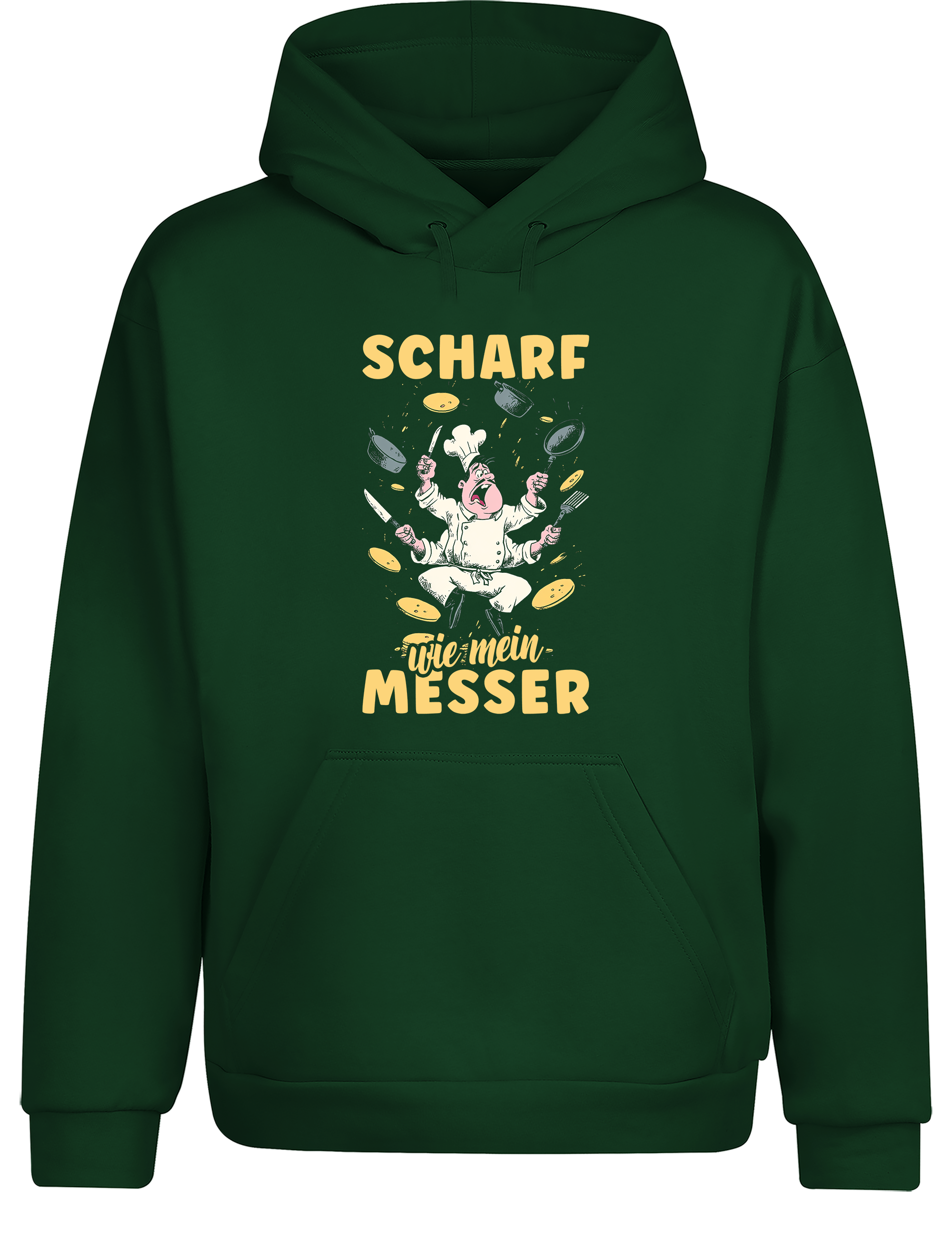 Unisex Hoodie „Scharf wie mein Messer“ | Cooler Koch Hoodie für Küche & Grill