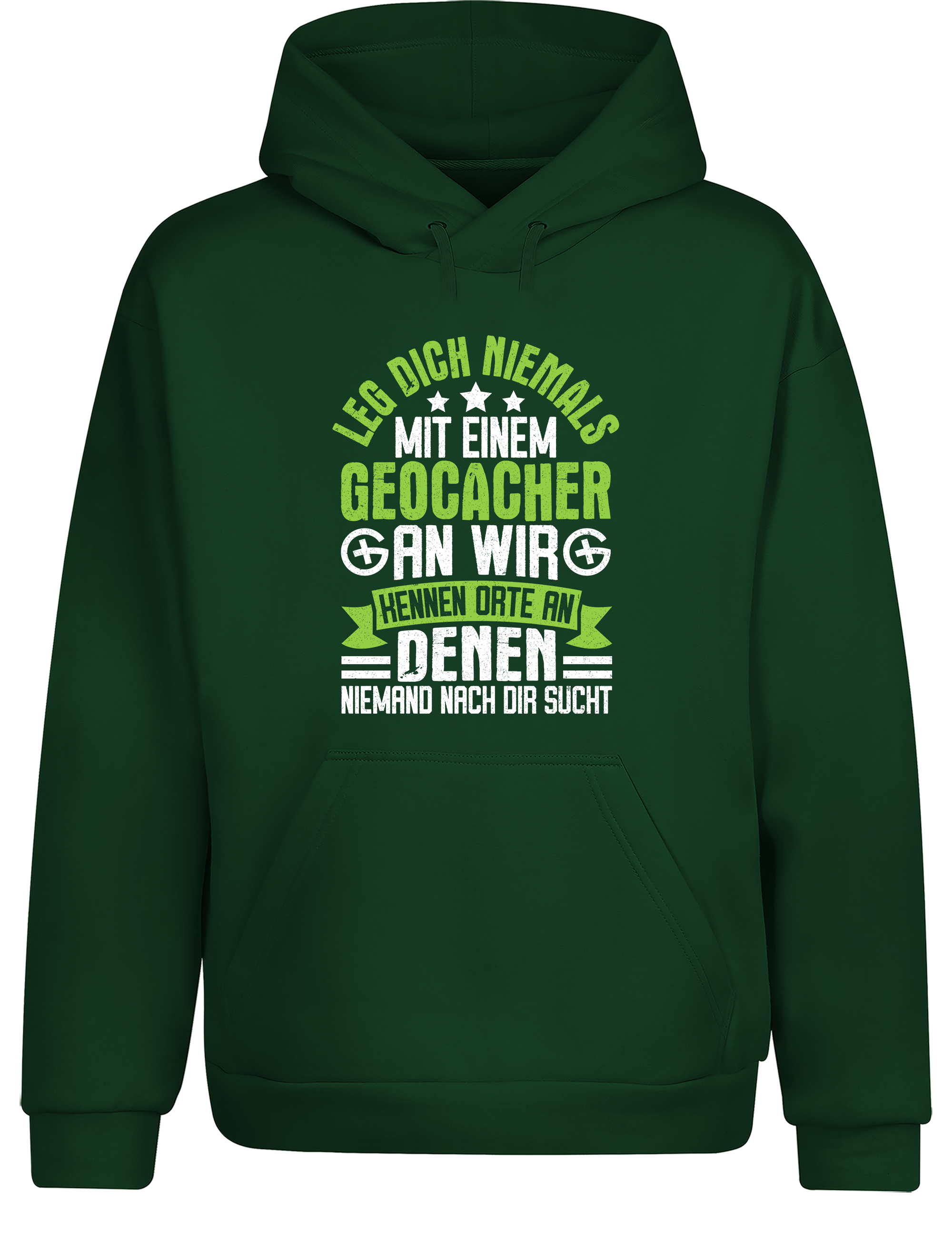 Geocacher Humor – Hoodie | Lustiger Kapuzenpullover für Geocaching-Fans & Schatzsucher