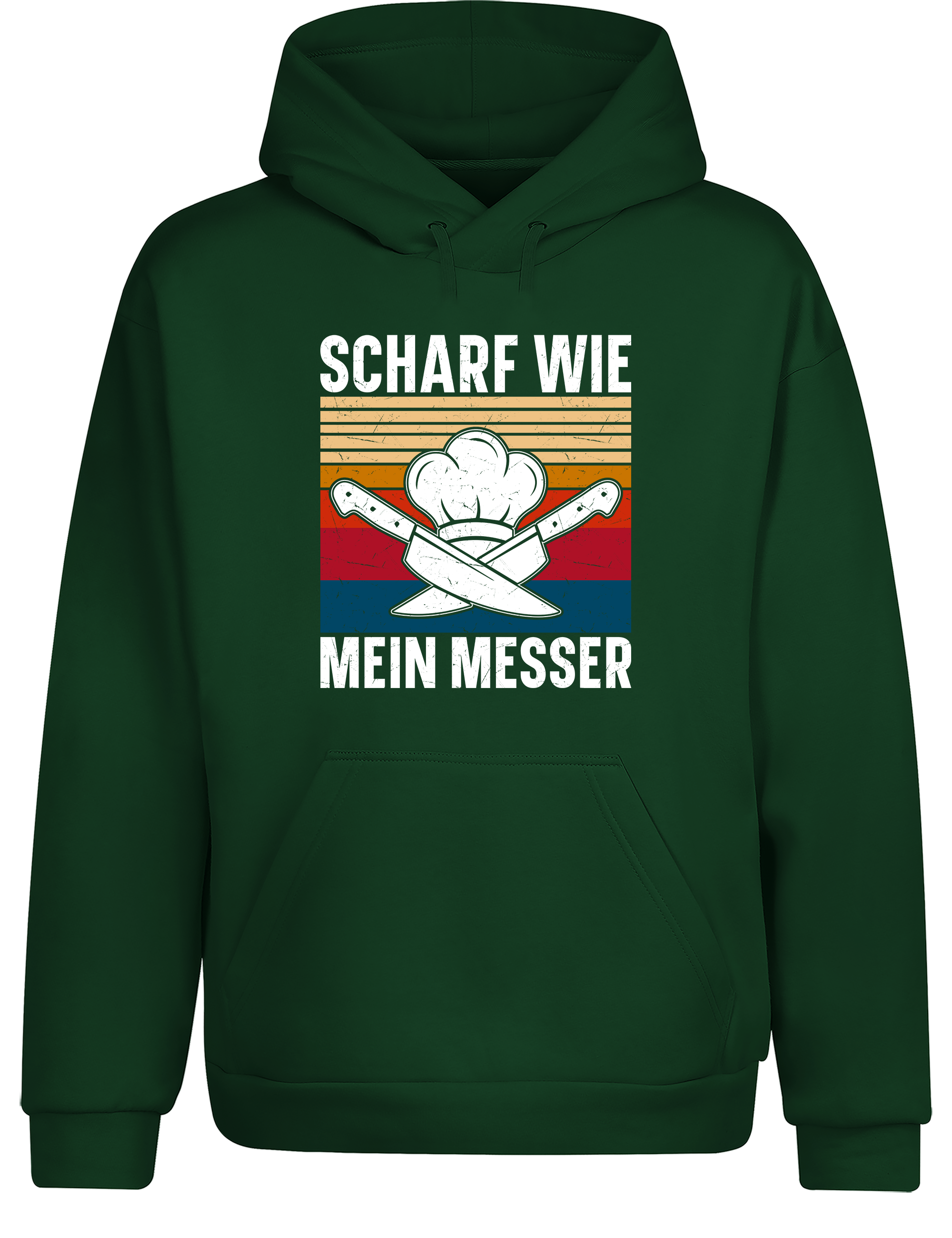 Unisex Hoodie „Scharf wie mein Messer“ | Lustiger Koch Hoodie für Küche & Grill