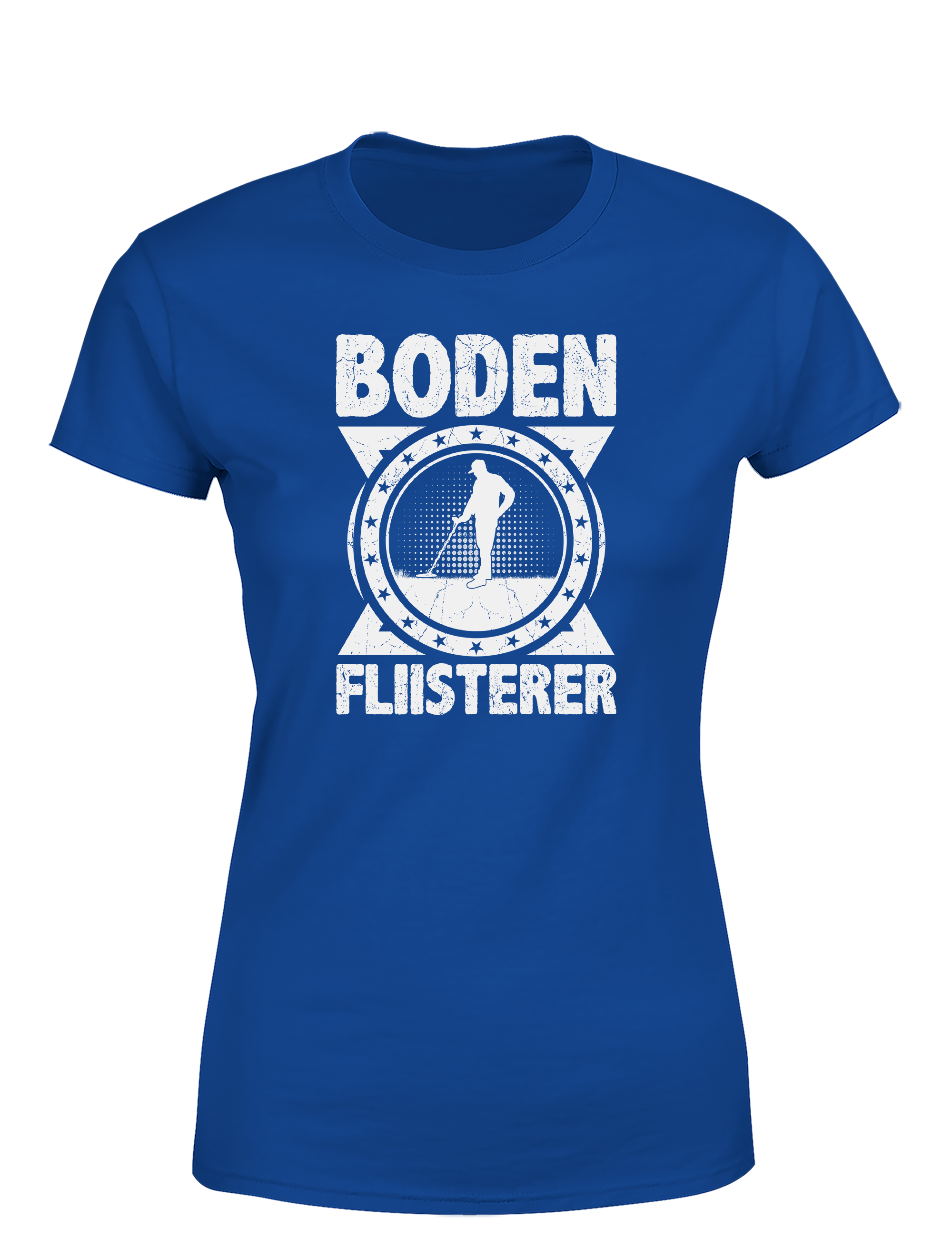 Bodenflüsterer – Damen T-Shirt im Retro Stil | Lustiges Shirt für Schatzsucherinnen, Hobby-Sondlerinnen & Geschenkidee