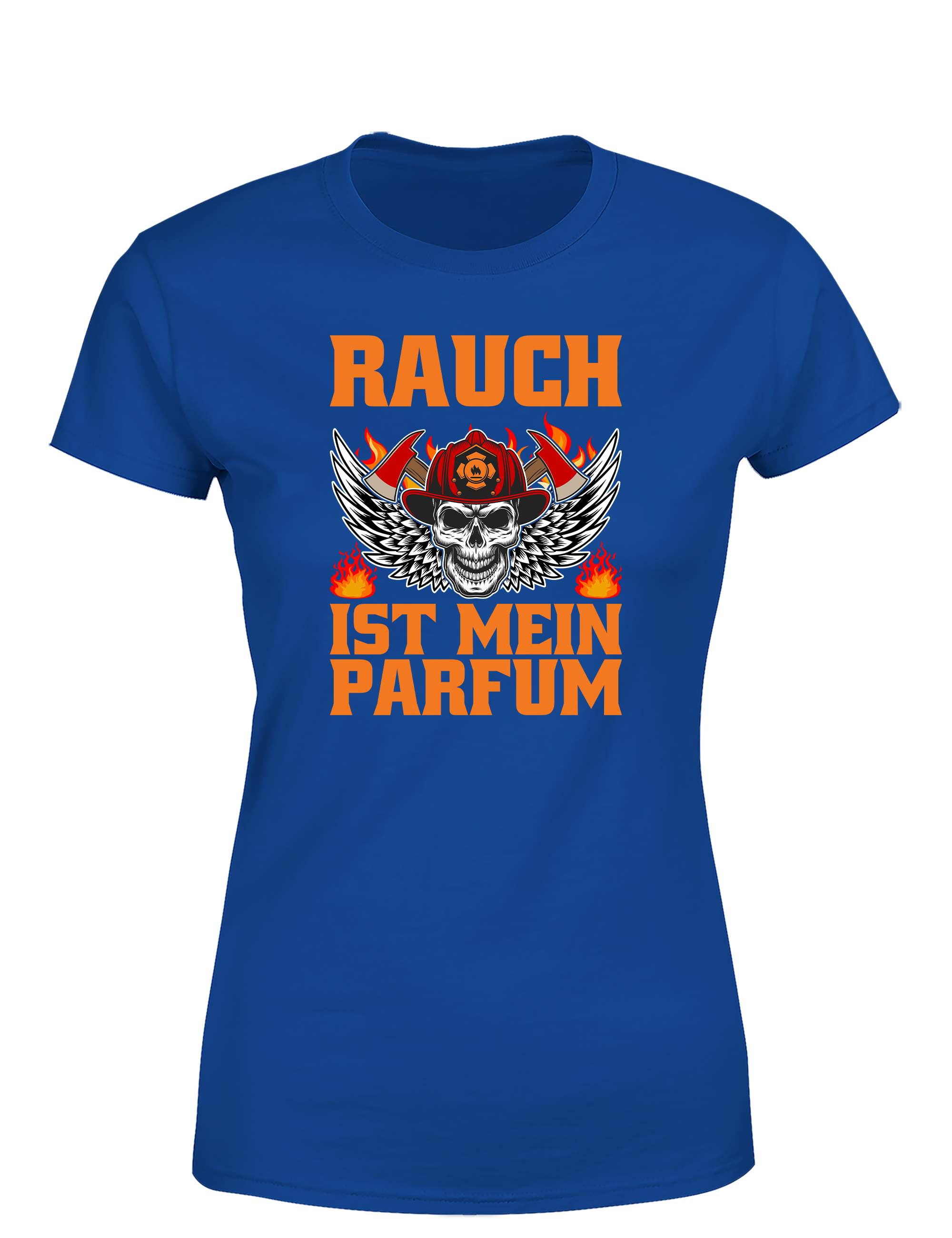 Damen T-Shirt Rauch ist mein Parfum | Cooles Feuerwehr Shirt mit Statement