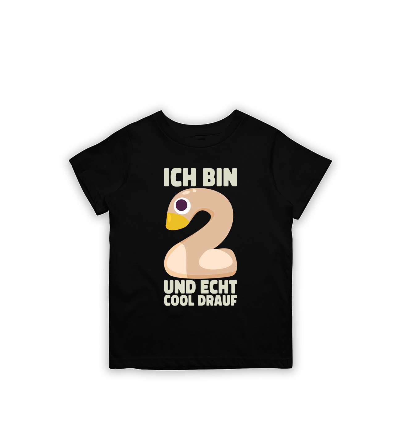 Ich bin 2 und echt cool drauf Kinder T-Shirt – Lustiges Geburtstagsshirt für Kinder