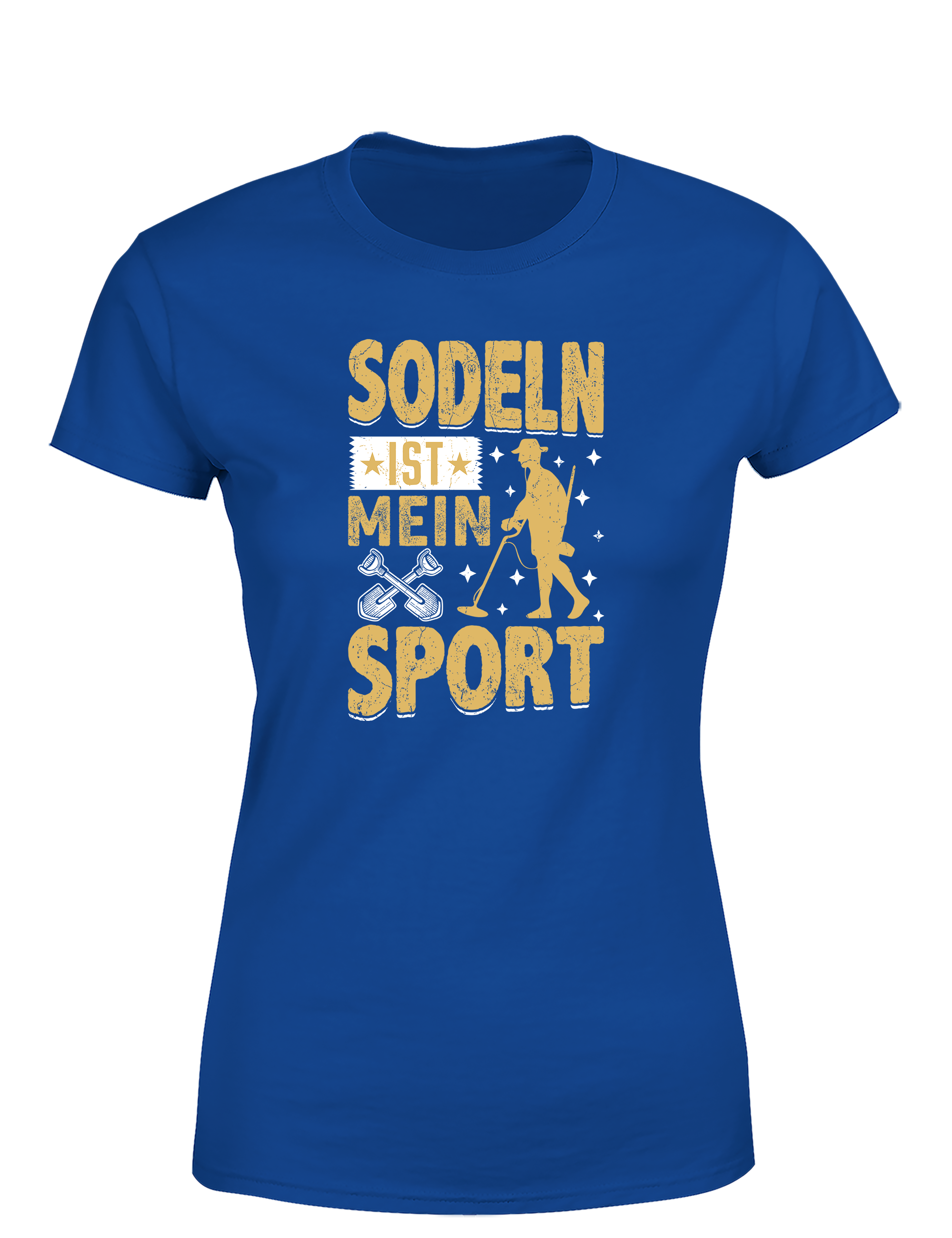 Sondeln ist mein Sport – Damen T-Shirt im Retro Stil | Lustiges Shirt für Schatzsucherinnen, Freizeit & Geschenkidee
