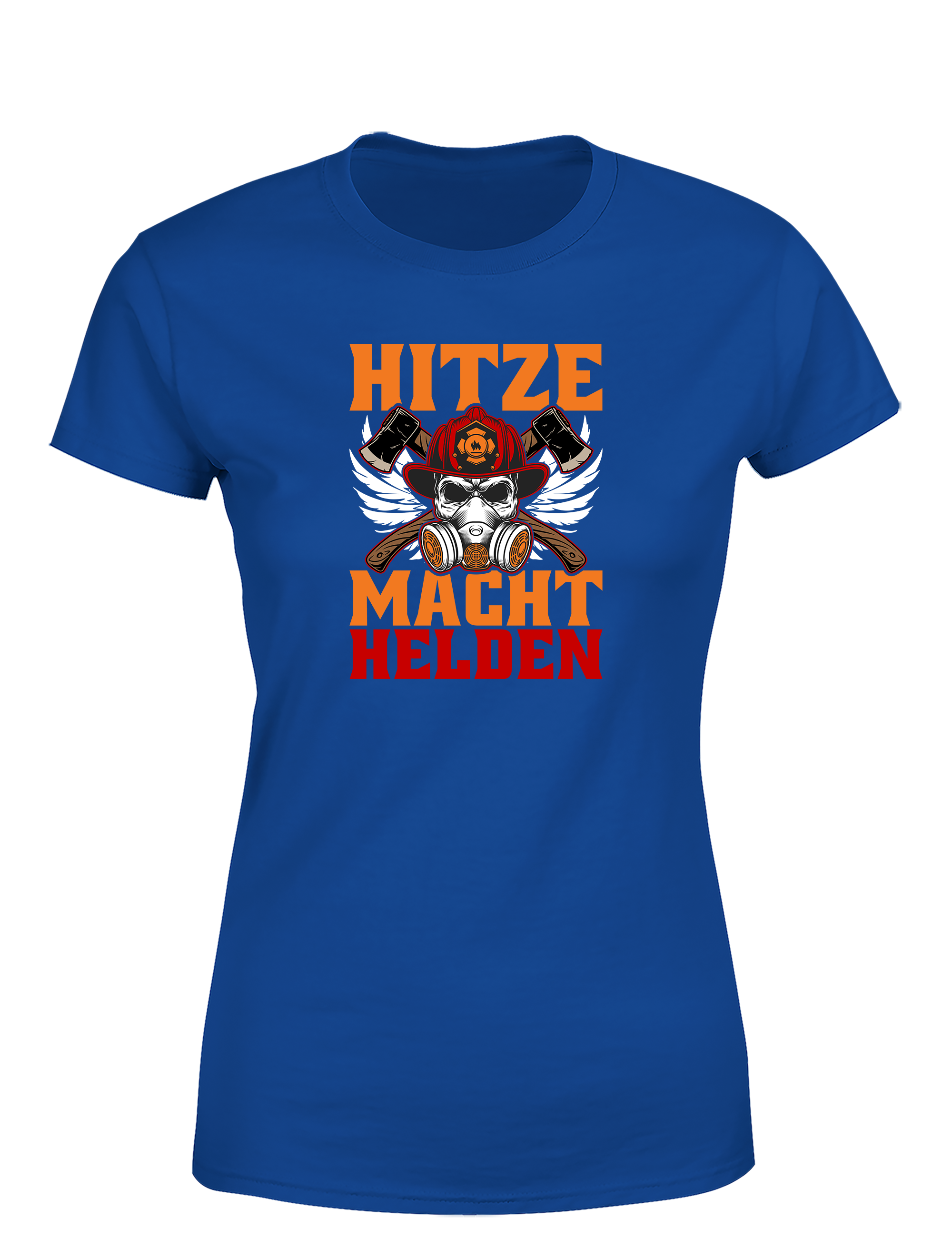 Hitze Macht Helden – Damen Feuerwehr T-Shirt | Starkes Firefighter Shirt für Frauen im Einsatz