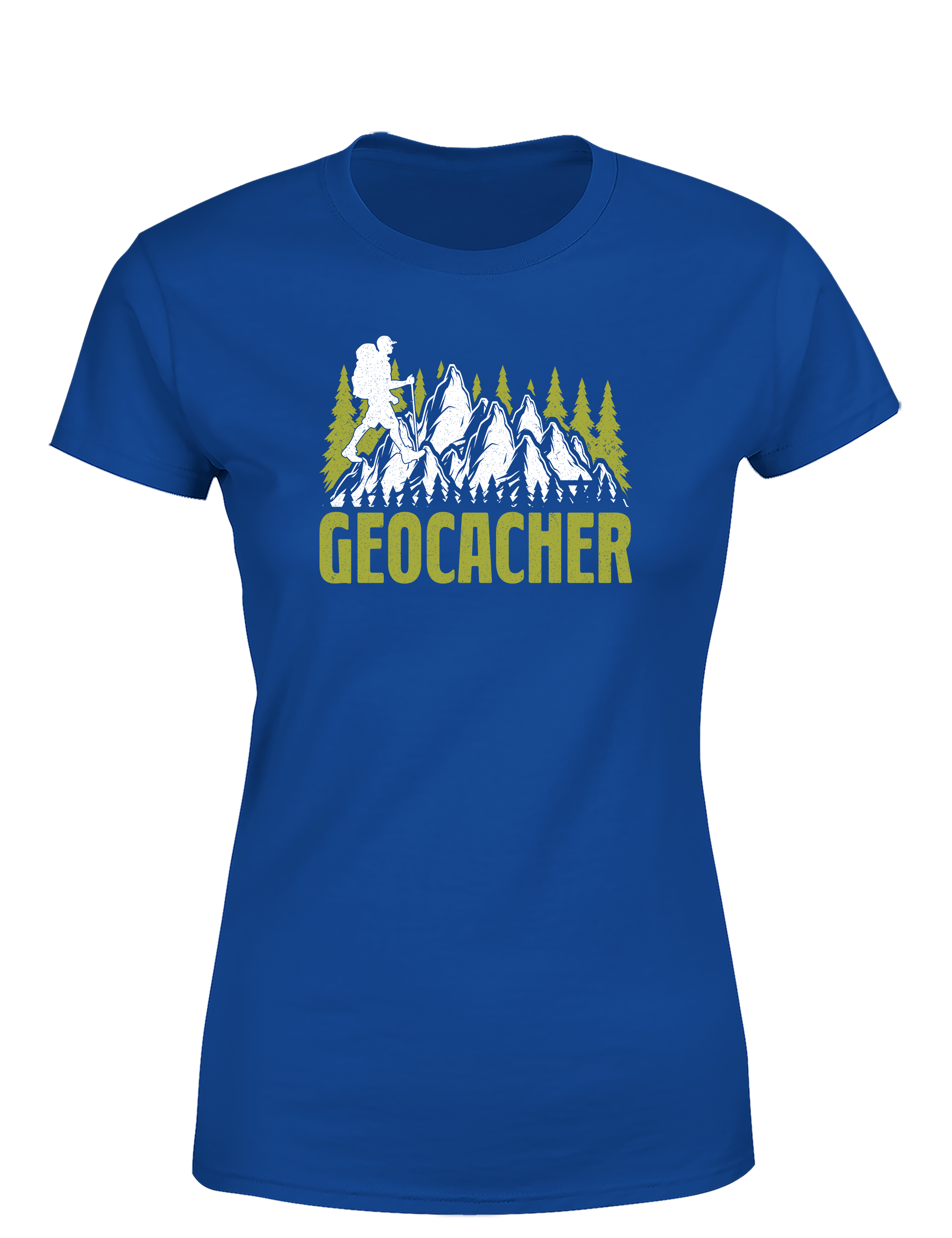 Geocacher – Damen T-Shirt im Retro Stil | Stylisches Shirt für Schatzsucherinnen, Abenteurerinnen & Outdoor-Fans
