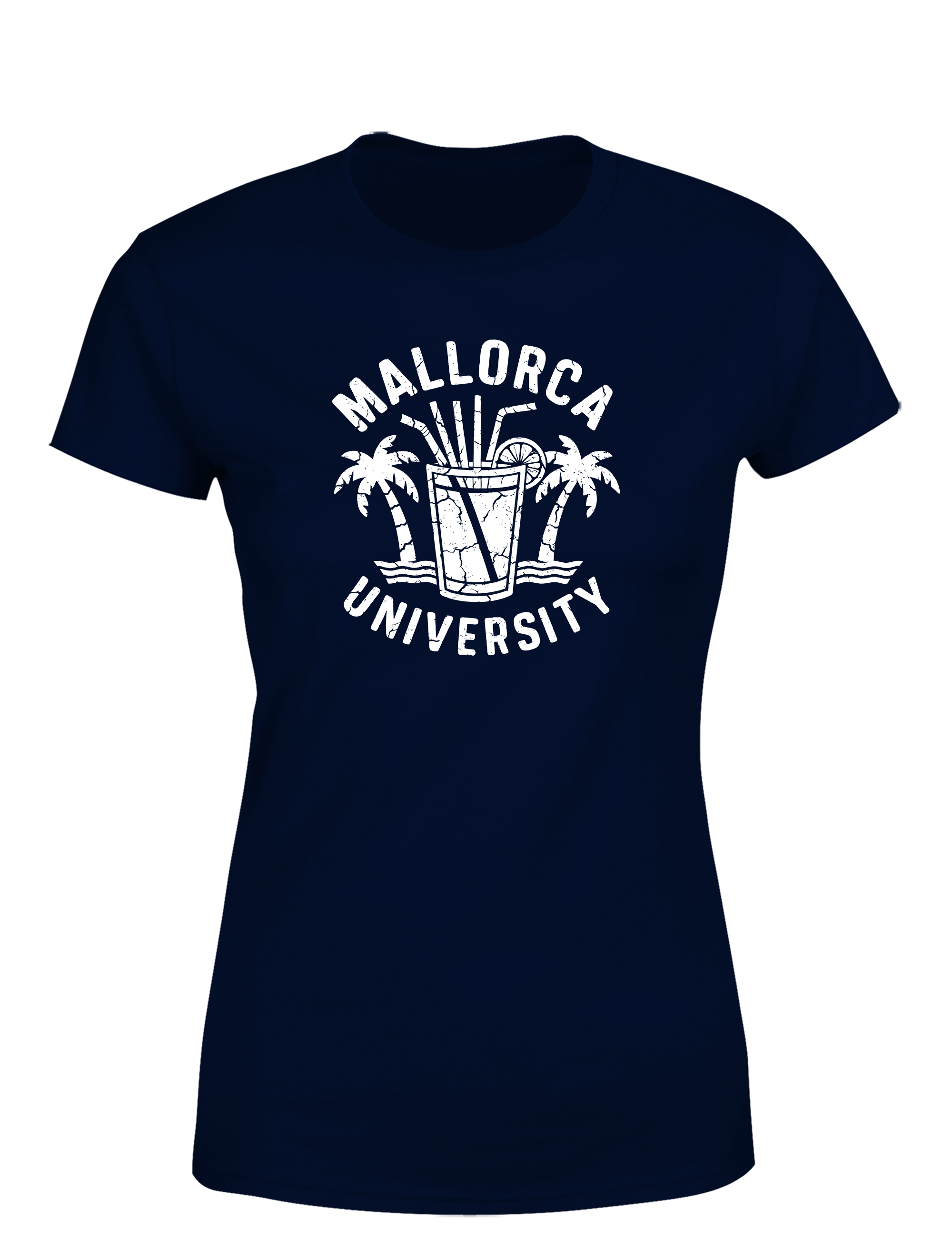 Damen T-Shirt „Mallorca University“ | Lustiges Mallorca Urlaub & Party Shirt