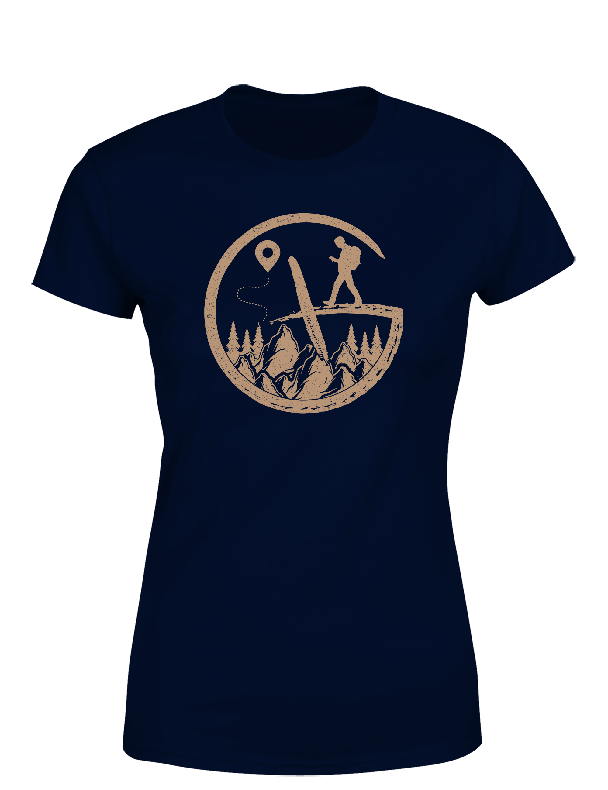 Geocaching Abenteuer – Damen T-Shirt | Stylisches Outdoor Shirt für Geocacherinnen, Wanderinnen & Naturfans