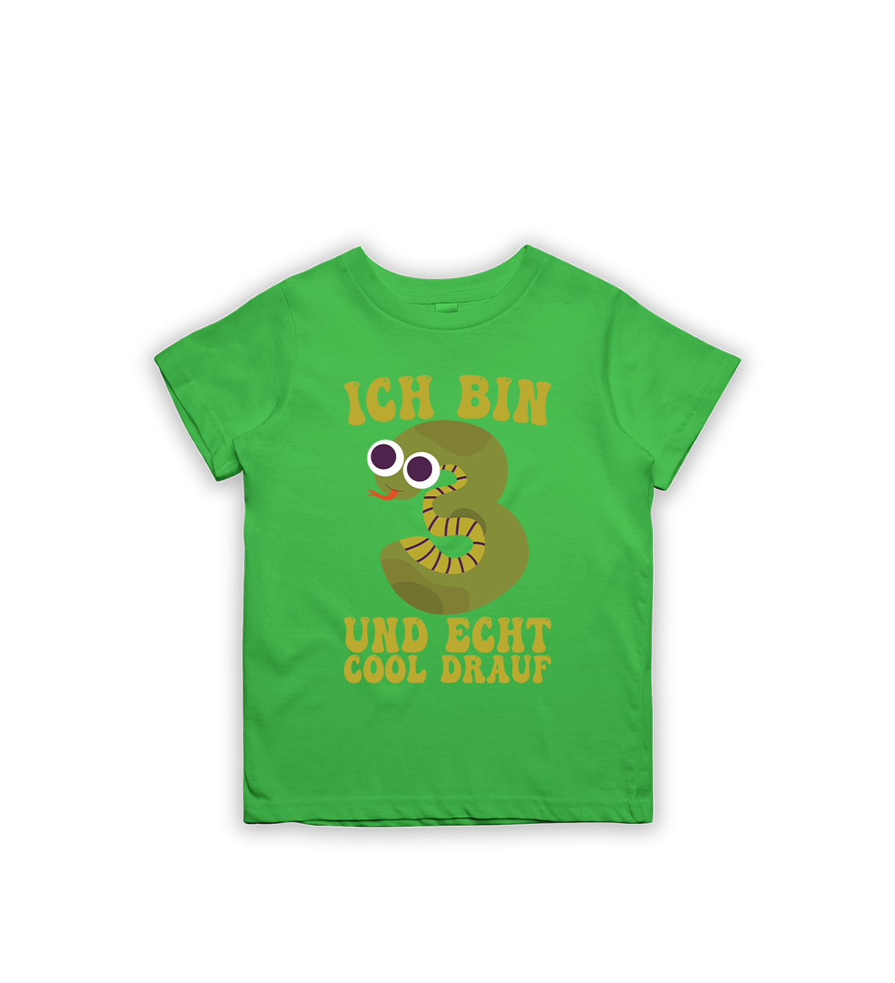 Ich bin 3 und echt cool drauf Kinder T-Shirt – Lustiges Geburtstagsshirt für Kinder