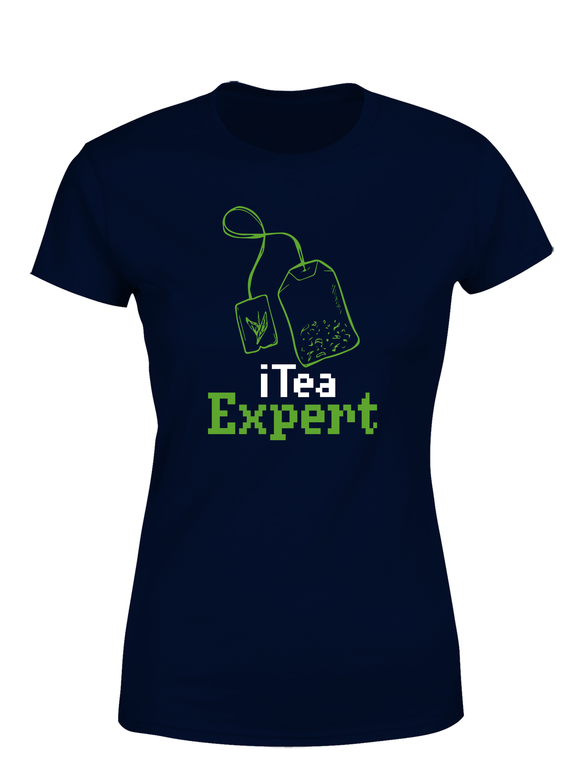 I Tea Expert – Damen T-Shirt im Retro Stil | Lustiges Nerd Shirt für Teeliebhaberinnen, Coderinnen & IT-Fans
