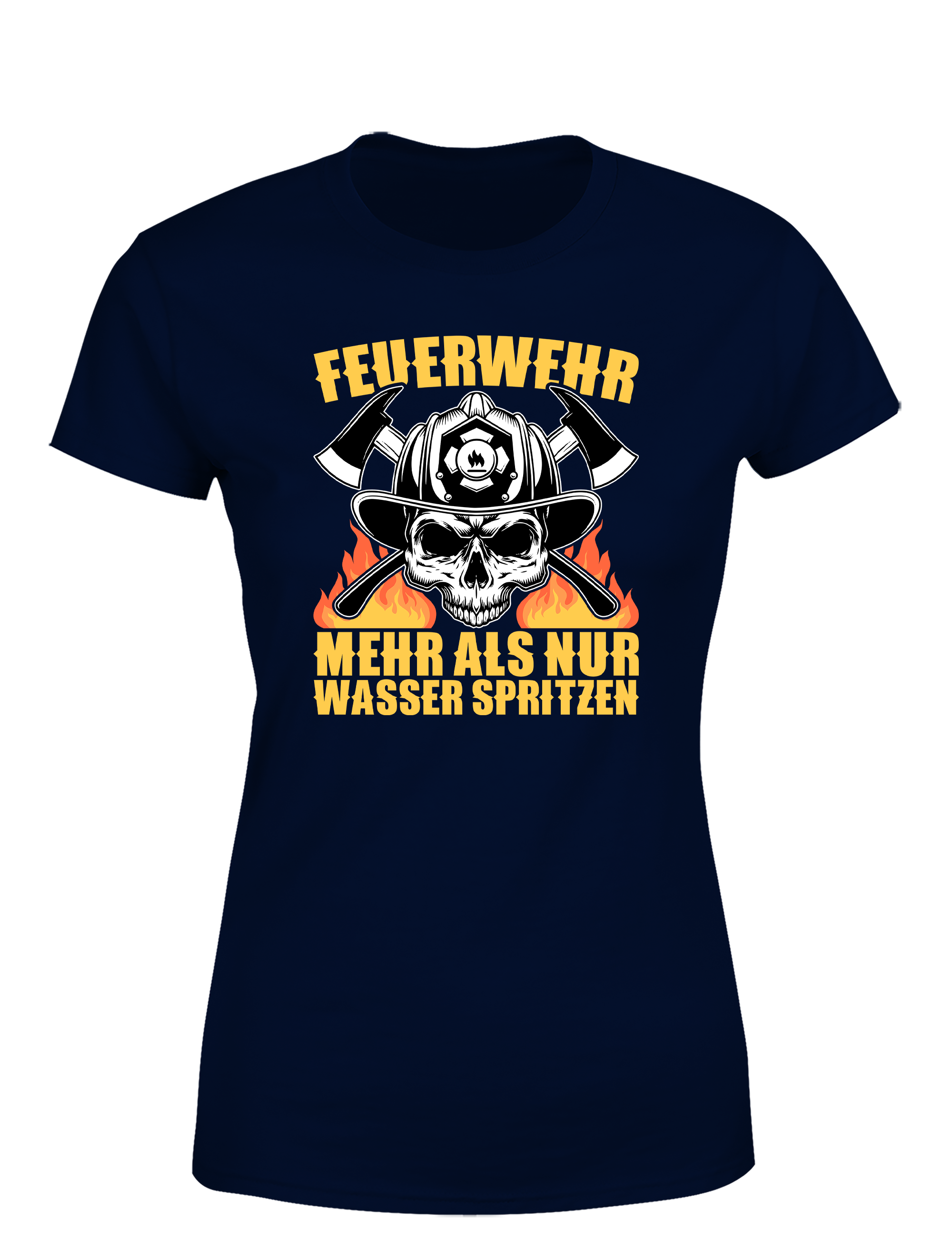 Damen T-Shirt Feuerwehr Mehr als nur Wasser spritzen | Cooles Feuerwehr Shirt