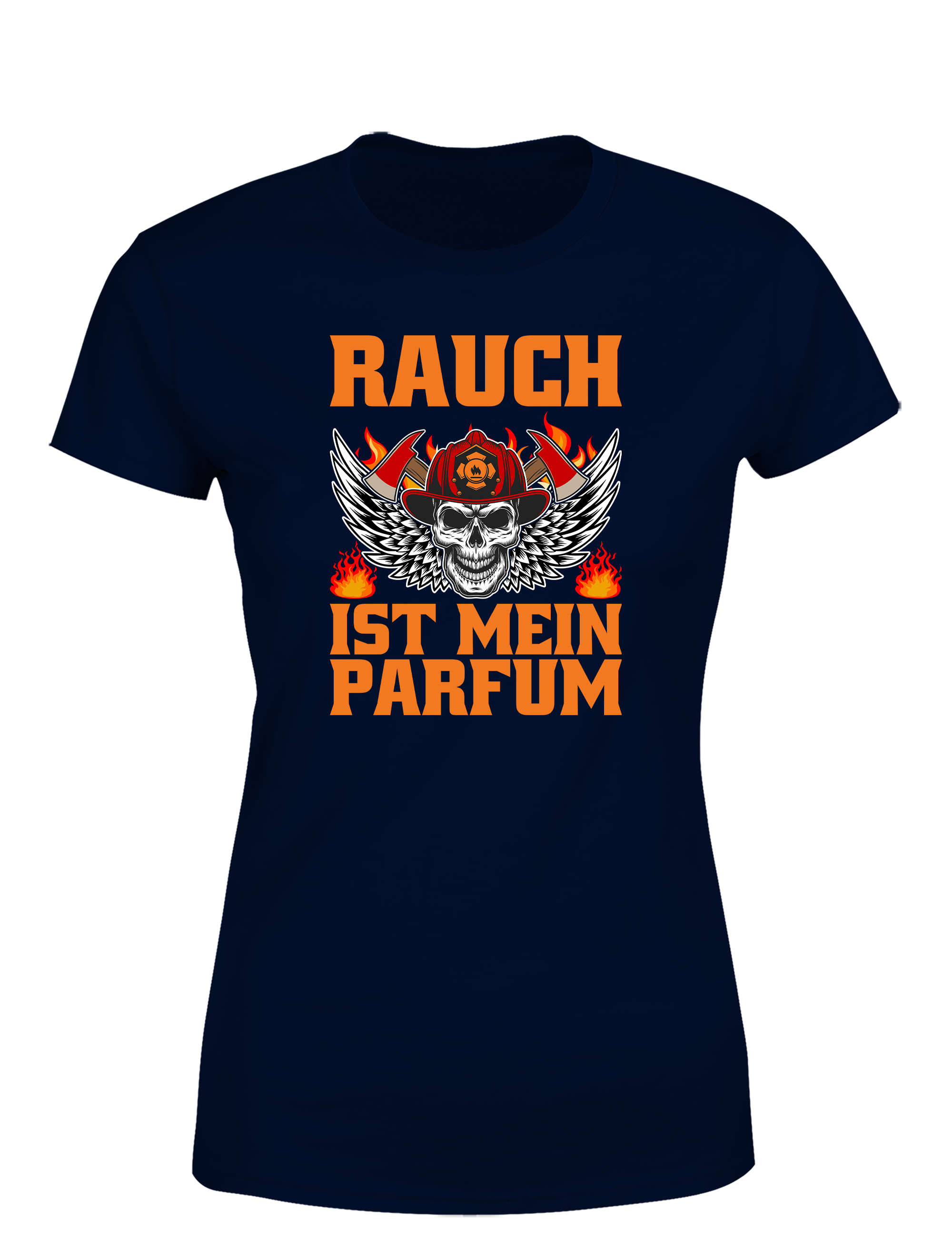 Damen T-Shirt Rauch ist mein Parfum | Cooles Feuerwehr Shirt mit Statement
