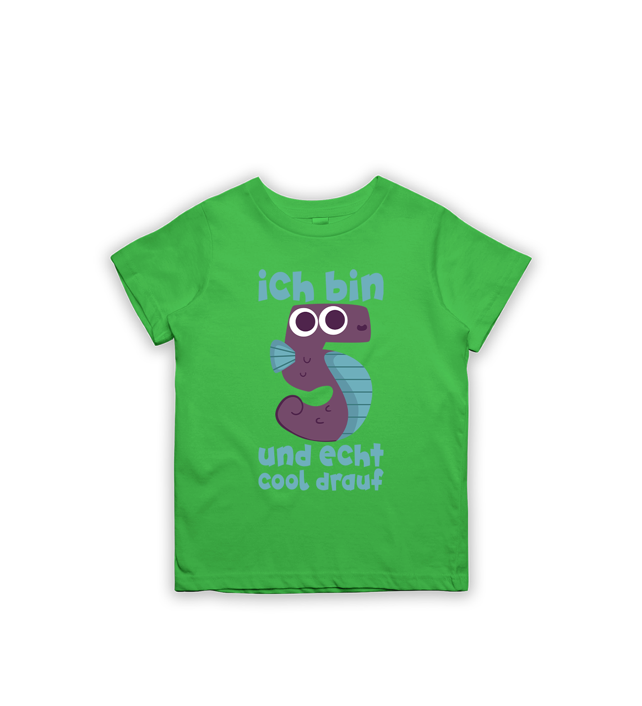 Ich bin 5 und echt cool drauf Kinder T-Shirt – Lustiges Geburtstagsshirt für Kinder