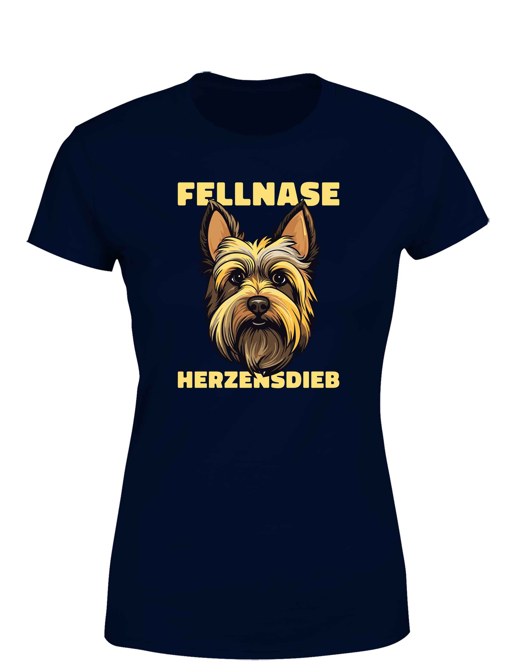 Damen T-Shirt Fellnase Herzensdieb | Süßes Hunde Shirt für Tierliebhaberinnen