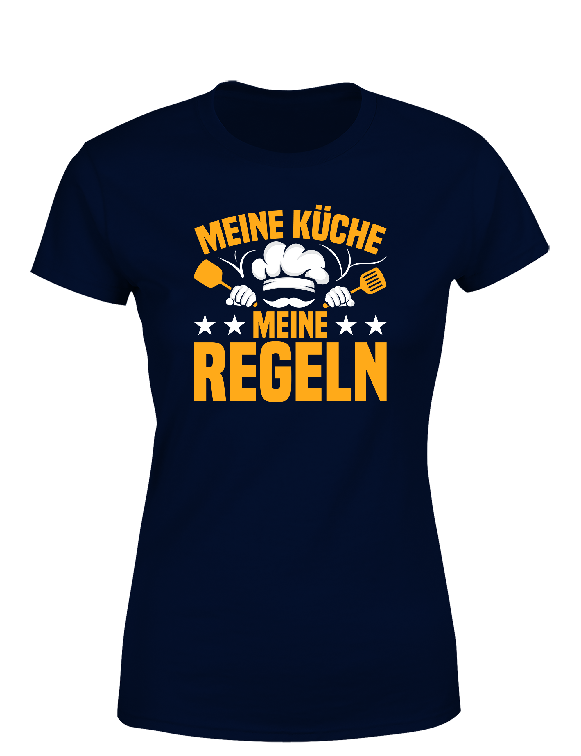 Damen T-Shirt „Meine Küche Meine Regeln“ | Cooles Koch Shirt für Frauen mit Küchenpower