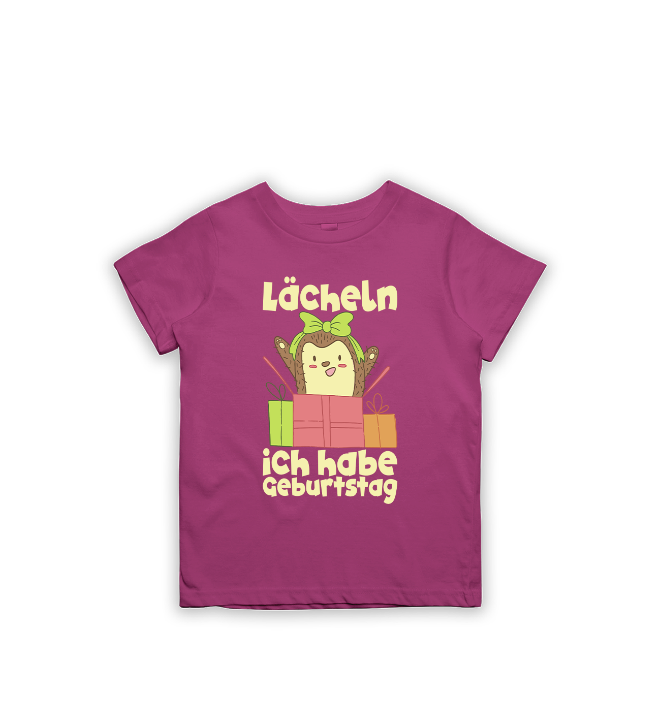 Lächeln ich habe Geburtstag Kinder T-Shirt – Lustiges Geburtstagsshirt für Kinder