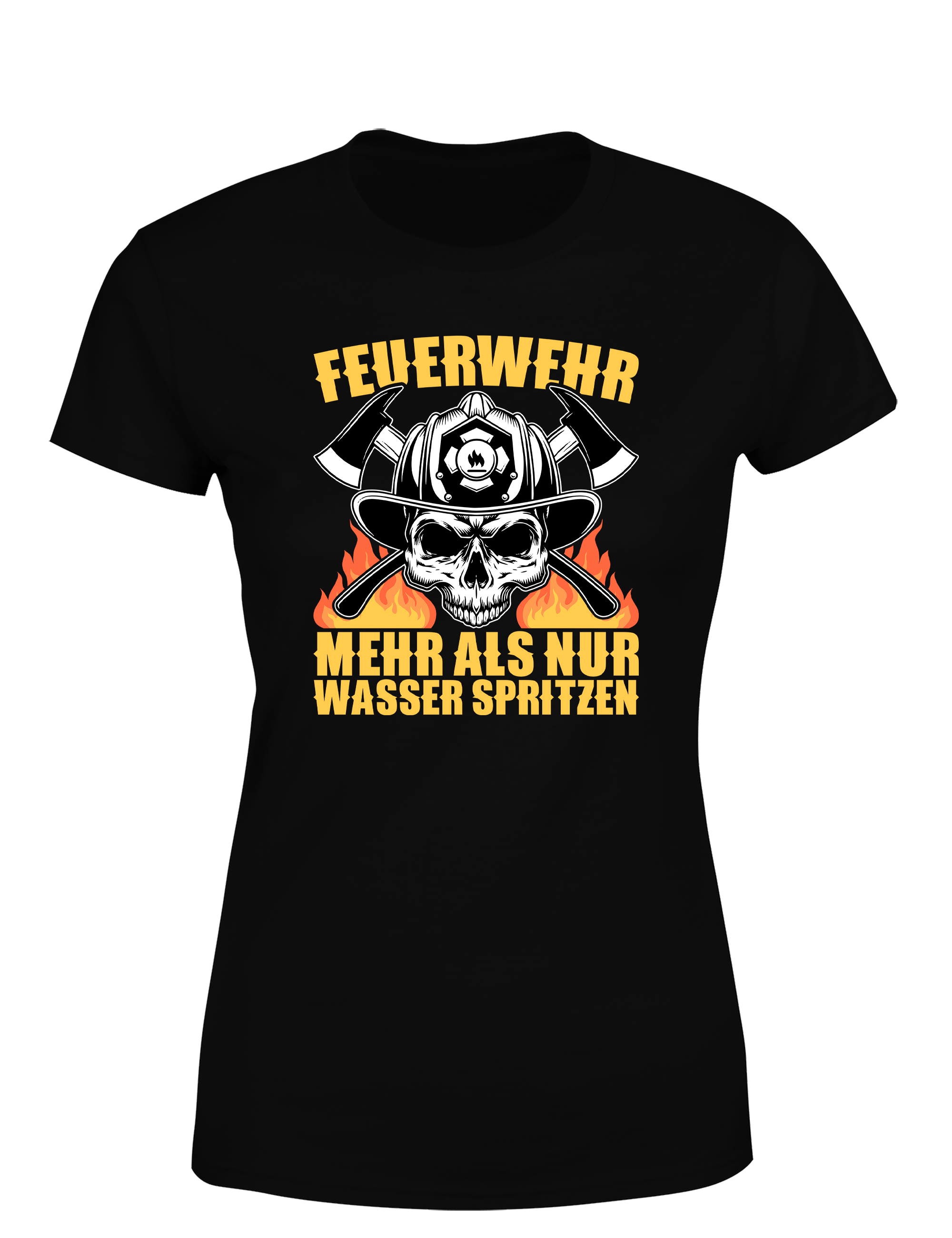 Damen T-Shirt Feuerwehr Mehr als nur Wasser spritzen | Cooles Feuerwehr Shirt
