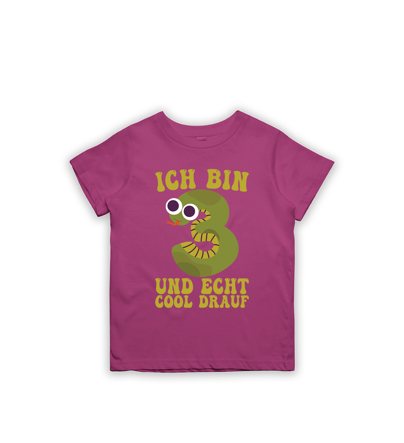 Ich bin 3 und echt cool drauf Kinder T-Shirt – Lustiges Geburtstagsshirt für Kinder