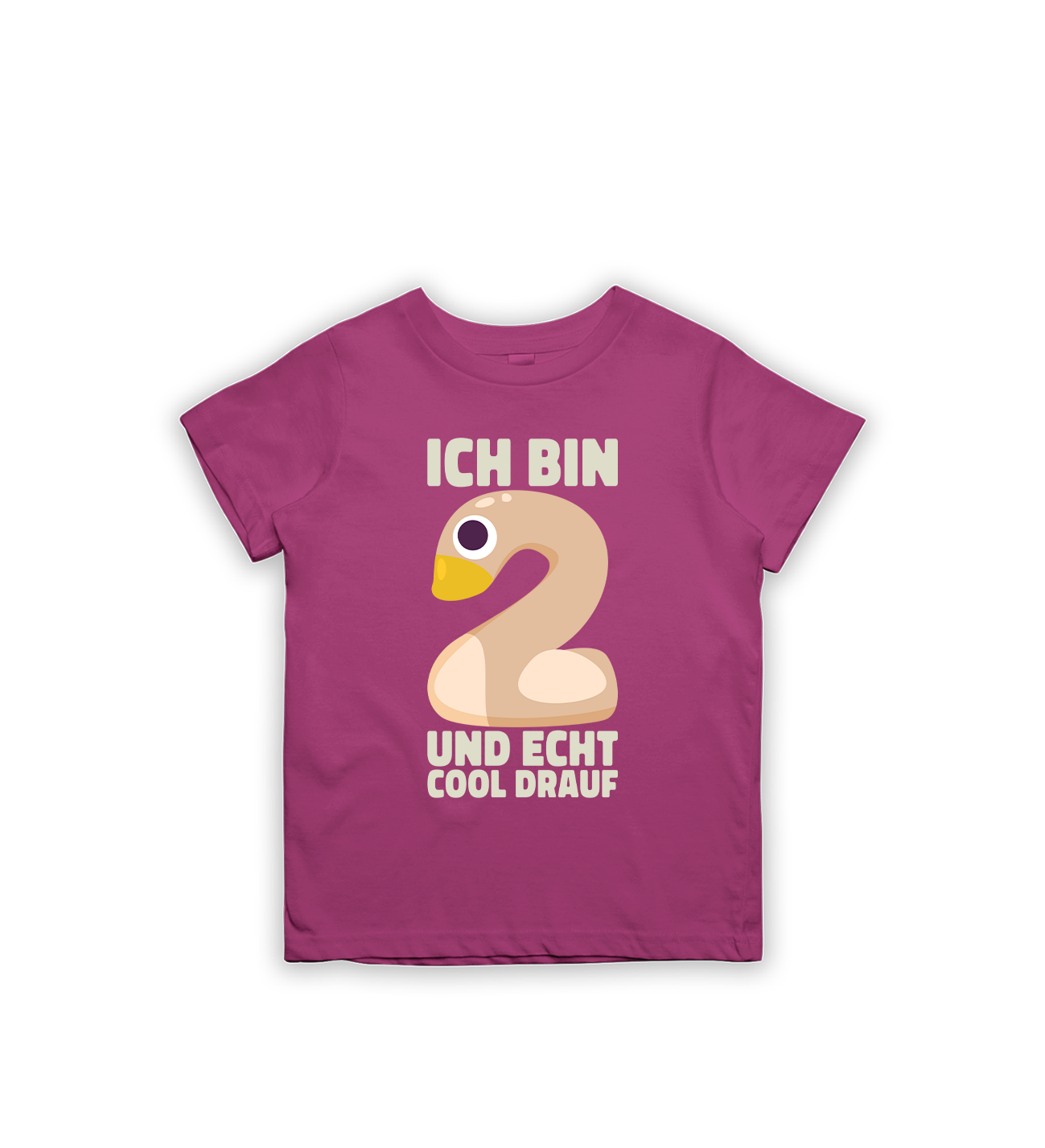 Ich bin 2 und echt cool drauf Kinder T-Shirt – Lustiges Geburtstagsshirt für Kinder