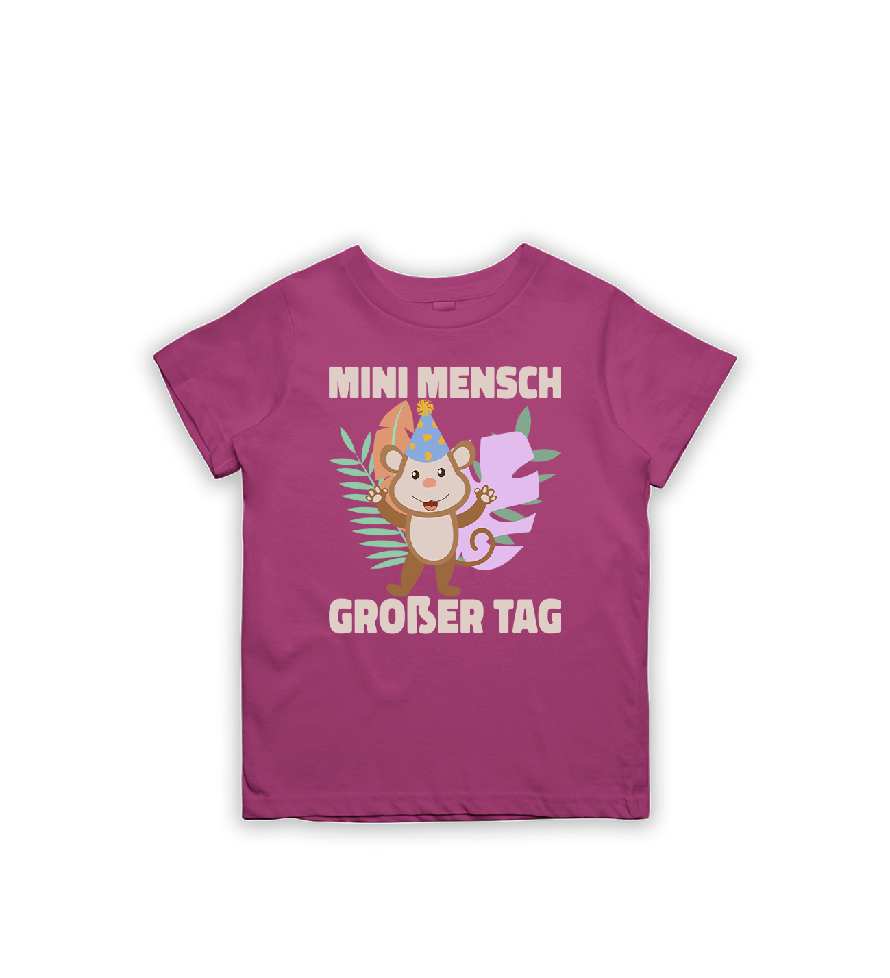 Mini Mensch Großer Tag Kinder T-Shirt