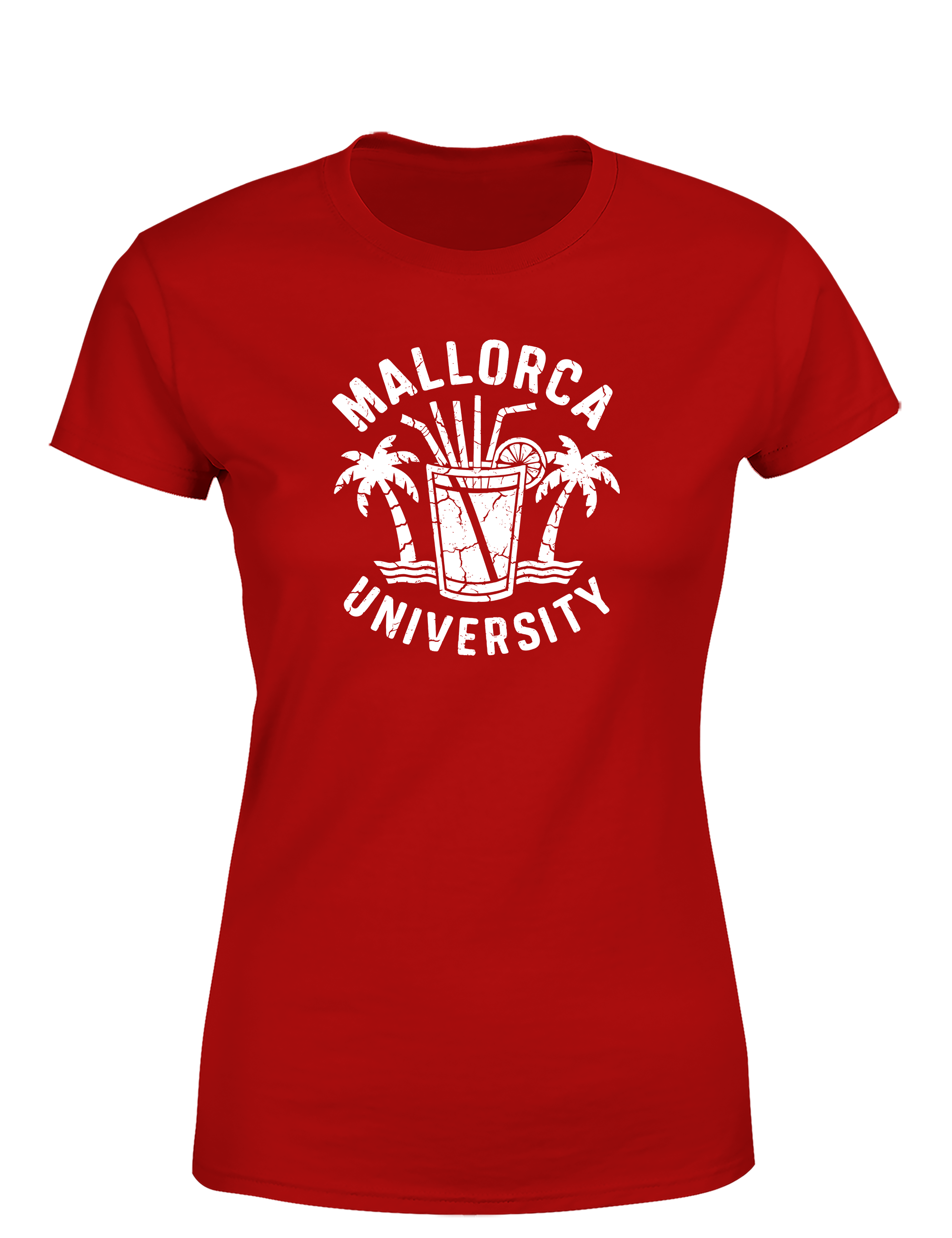 Damen T-Shirt „Mallorca University“ | Lustiges Mallorca Urlaub & Party Shirt