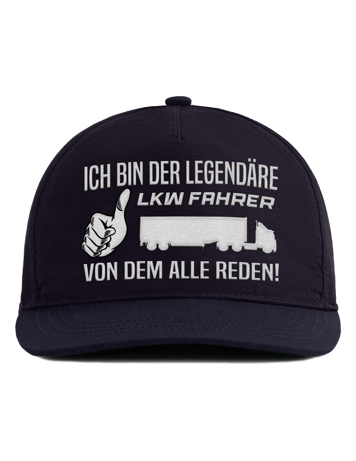 Snapback - Ich Bin der legendäre LKW Fahrer von dem alle reden! | lustiger Trucker Spruch | Cap für Brummifahrer, Berufskraftfahrer, Fernfahrer, Spedition, Geschenk für Männer