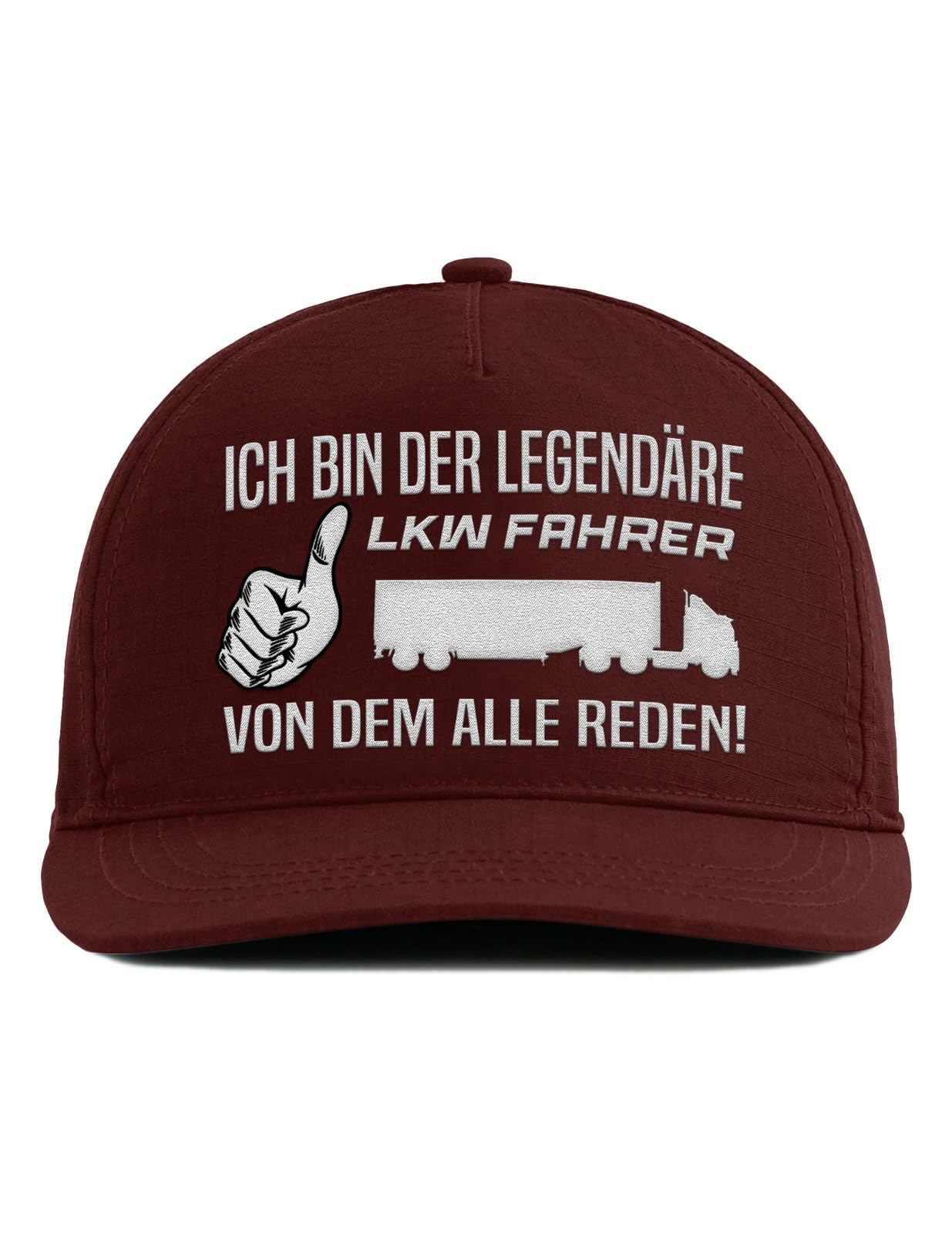Snapback - Ich Bin der legendäre LKW Fahrer von dem alle reden! | lustiger Trucker Spruch | Cap für Brummifahrer, Berufskraftfahrer, Fernfahrer, Spedition, Geschenk für Männer