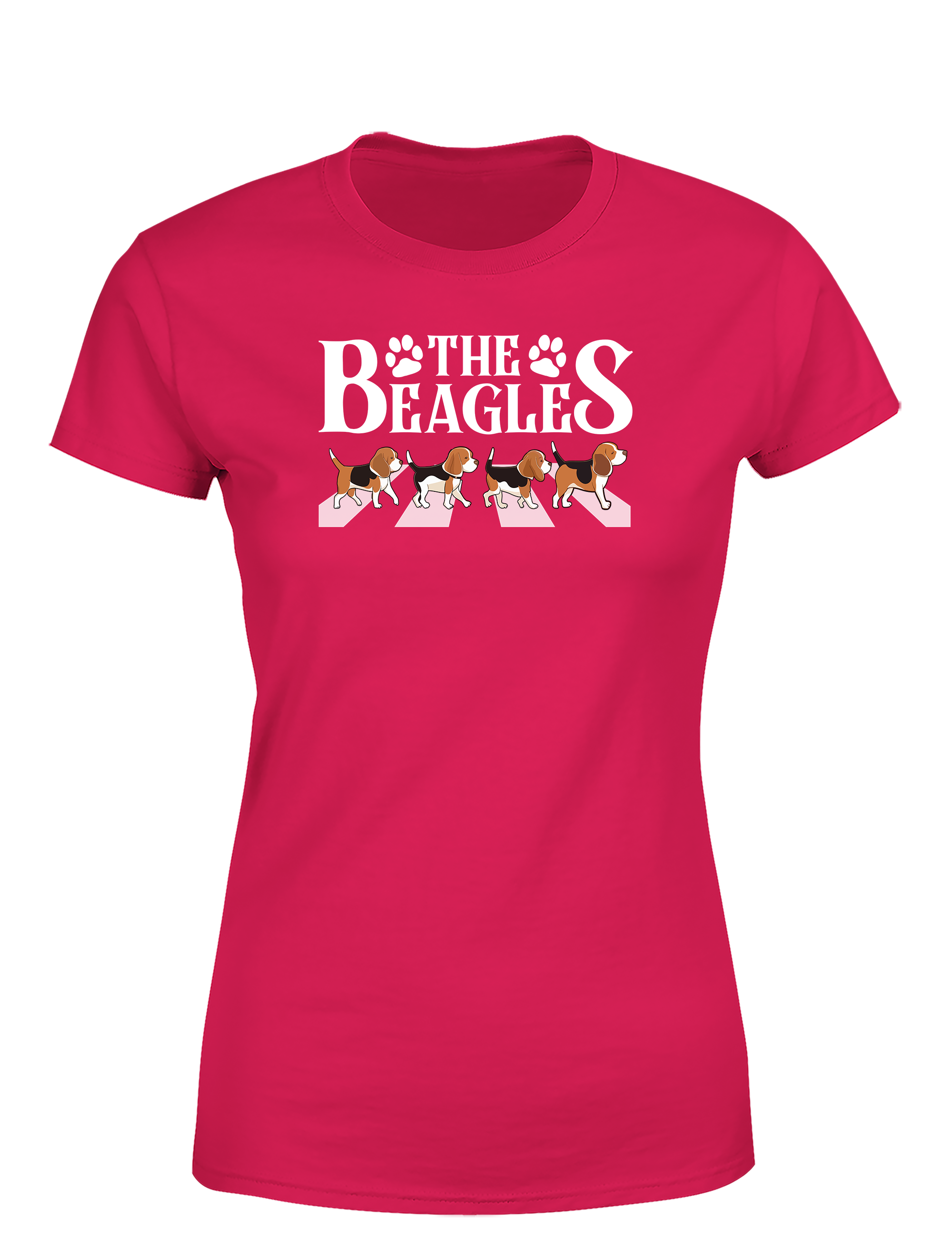 Damen T-Shirt „The Beagles“ | Niedliches Hunde-Motiv im Beatles-Style