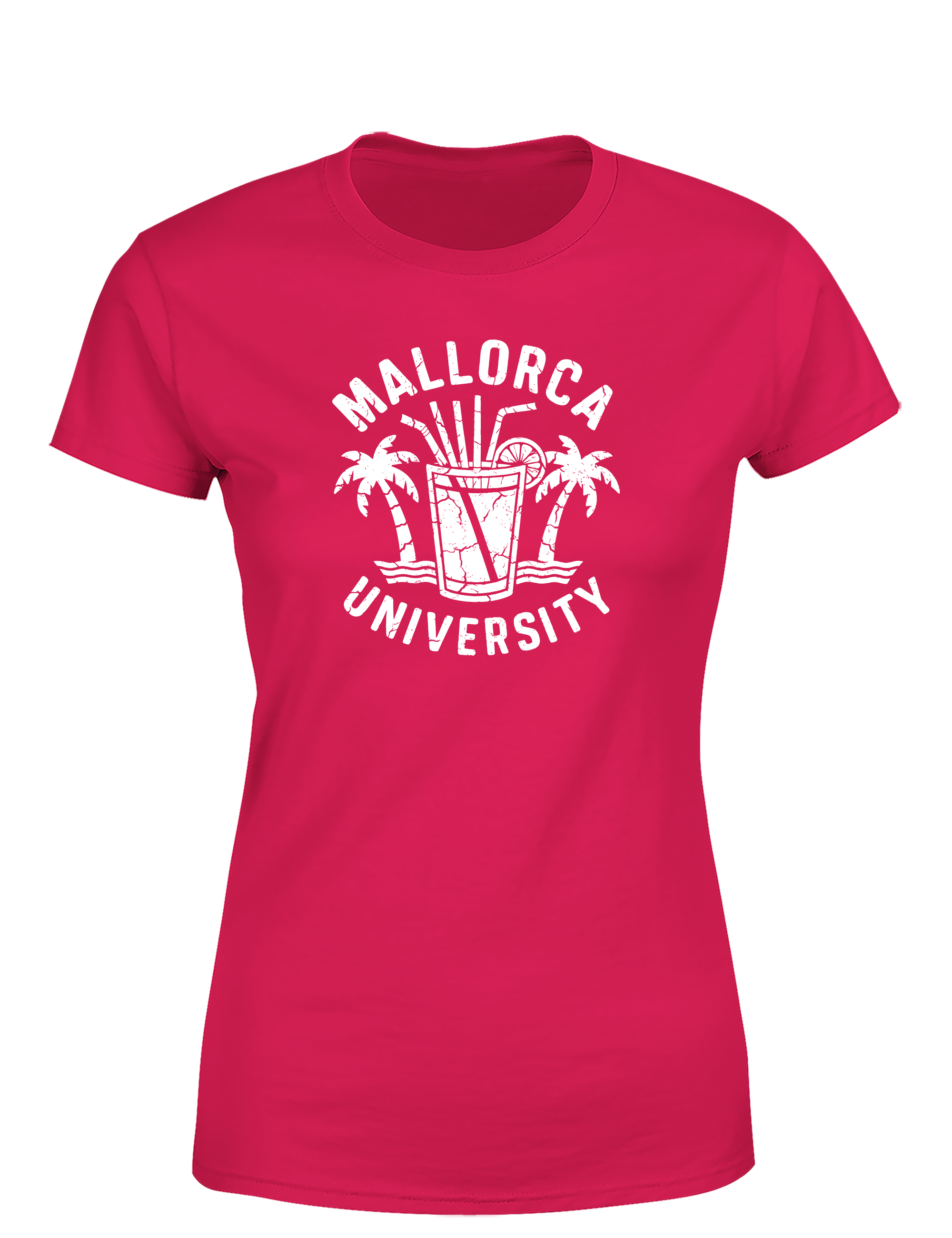 Damen T-Shirt „Mallorca University“ | Lustiges Mallorca Urlaub & Party Shirt