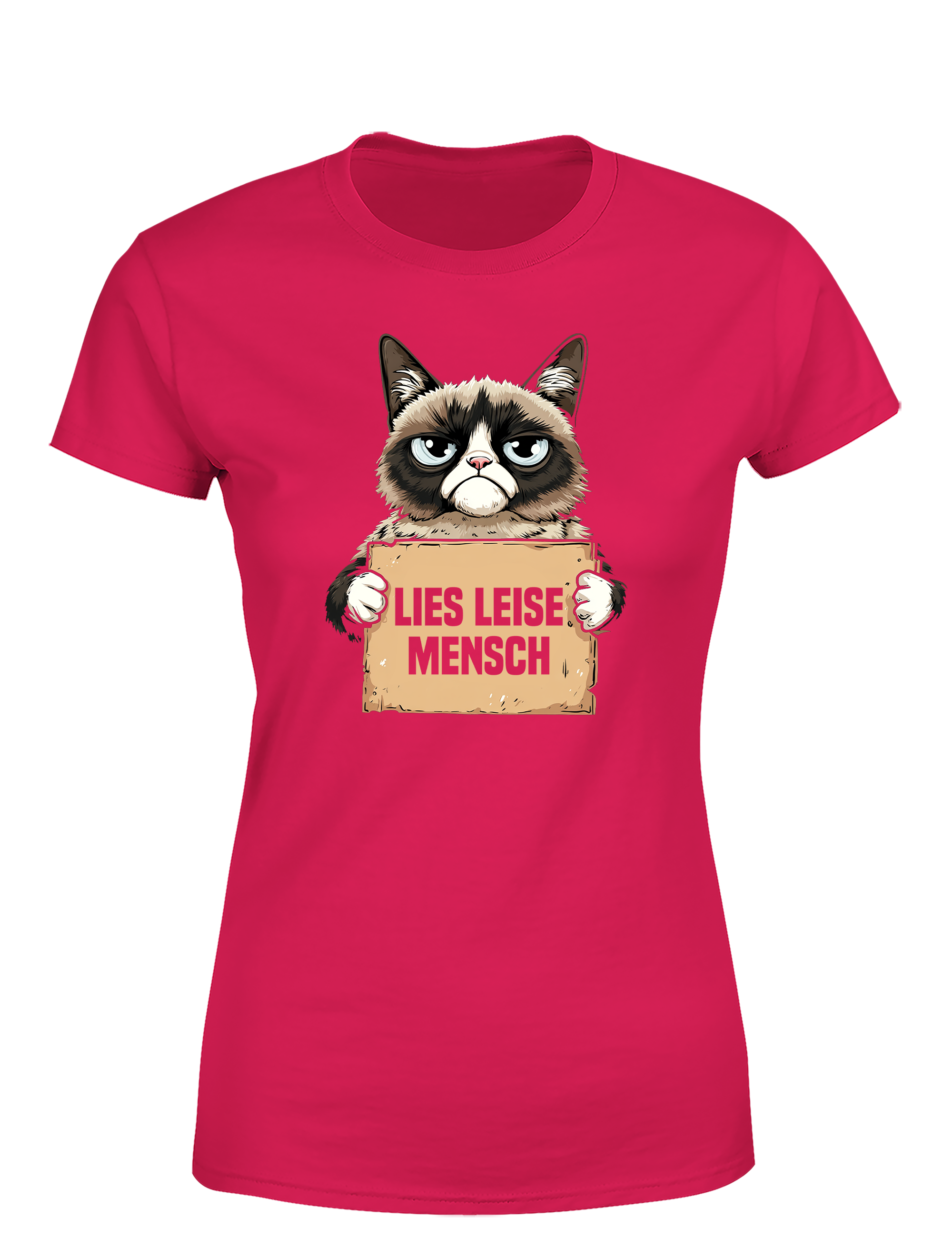 Lies leise Mensch – Damen T-Shirt im Retro Stil | Perfektes Damen Shirt für Leseratten, Bücherfreundinnen & Geschenkidee