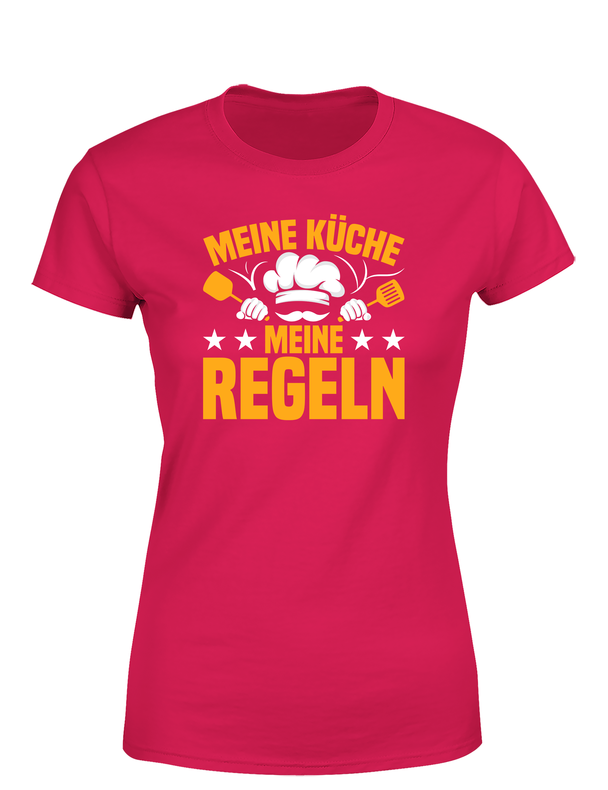 Damen T-Shirt „Meine Küche Meine Regeln“ | Cooles Koch Shirt für Frauen mit Küchenpower