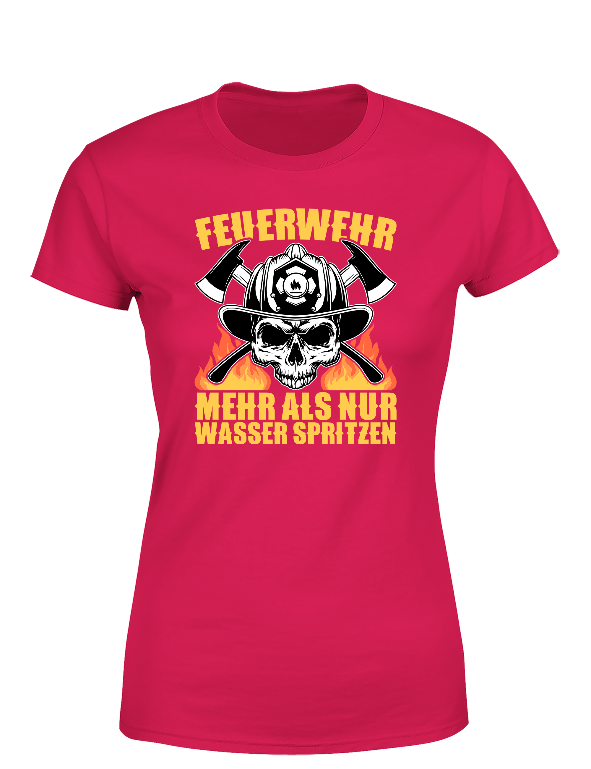 Damen T-Shirt Feuerwehr Mehr als nur Wasser spritzen | Cooles Feuerwehr Shirt