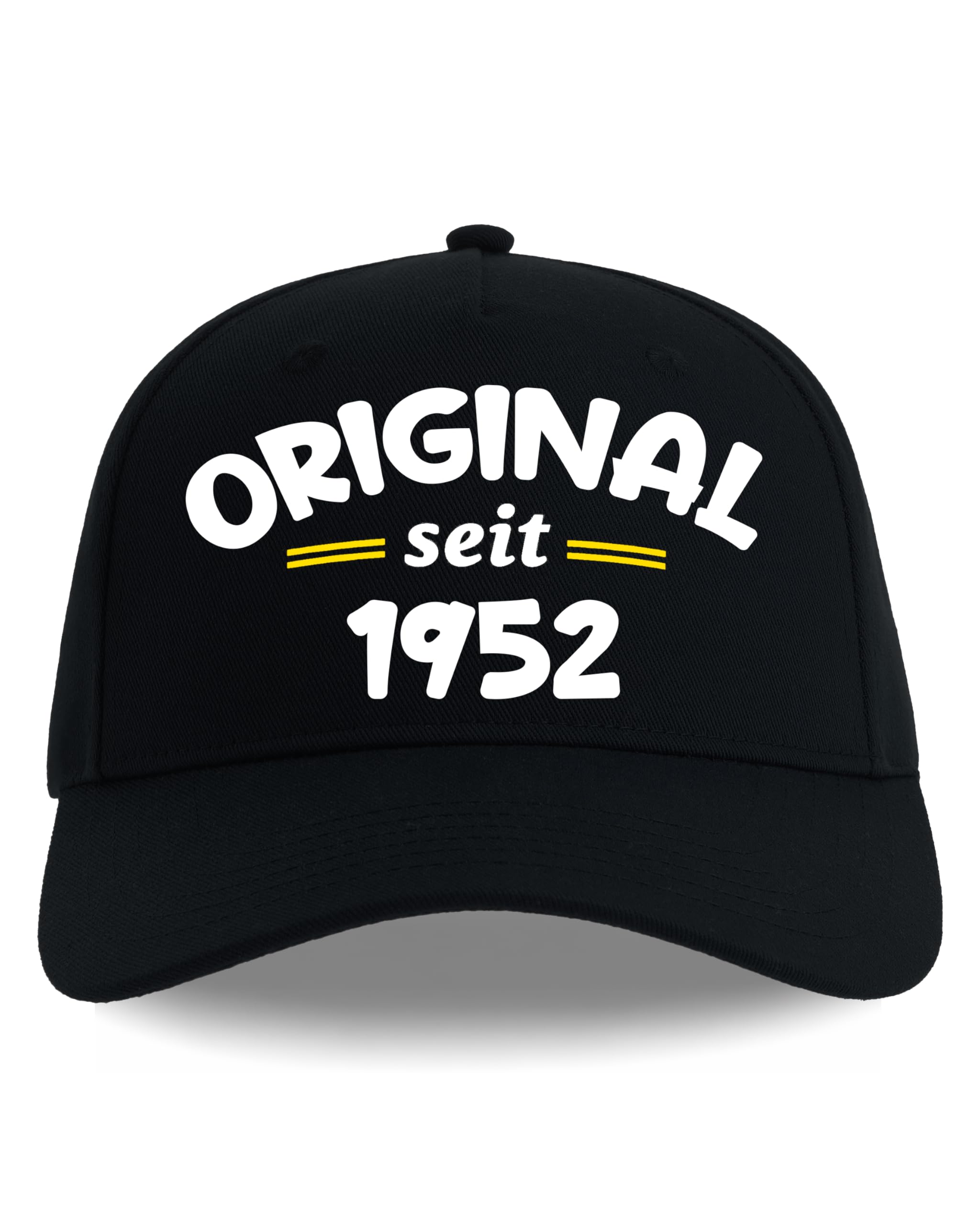 Cap runder Geburtstag 30. 40. 50. 60. 70. 80. geboren Limitierte Edition Herren Damen Frauen verstellbar 53-61 cm recycelter Polyester Original seit Jahrgang