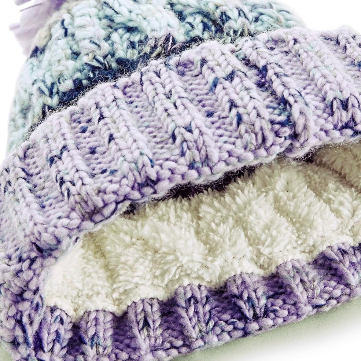 Strickmütze Team Glühwein Bommelmütze mit Stick lustige Wintermütze aus Strick für Damen und Herren Spruchmütze Unisex Beanie weich wärmend