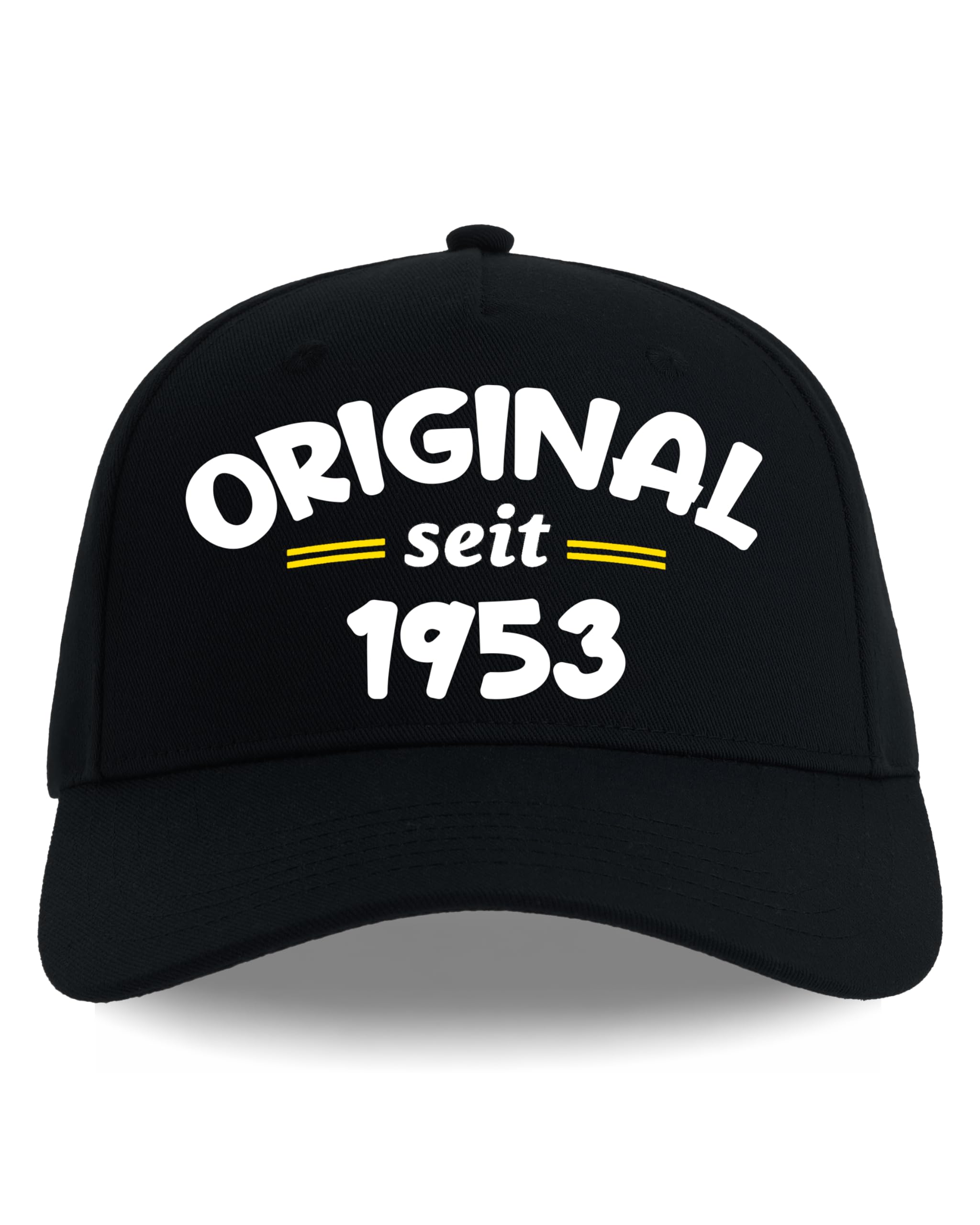 Cap runder Geburtstag 30. 40. 50. 60. 70. 80. geboren Limitierte Edition Herren Damen Frauen verstellbar 53-61 cm recycelter Polyester Original seit Jahrgang
