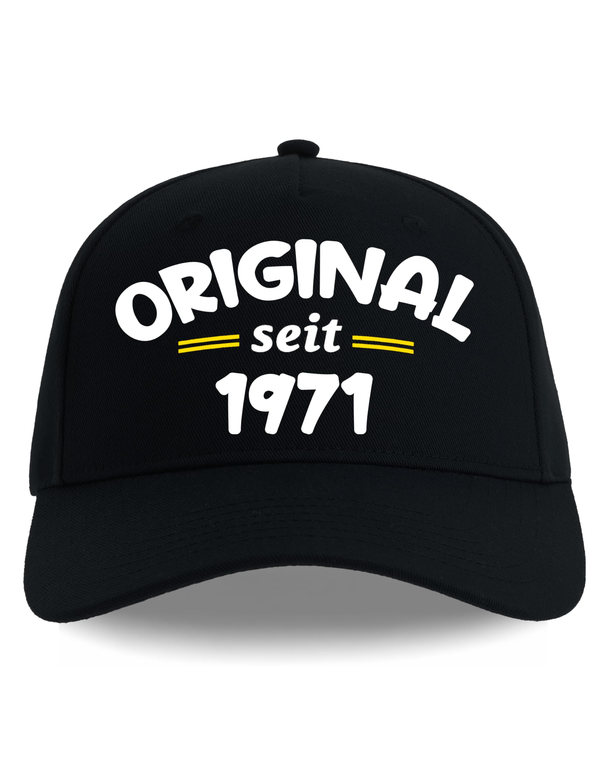 Cap runder Geburtstag 30. 40. 50. 60. 70. 80. geboren Limitierte Edition Herren Damen Frauen verstellbar 53-61 cm recycelter Polyester Original seit Jahrgang