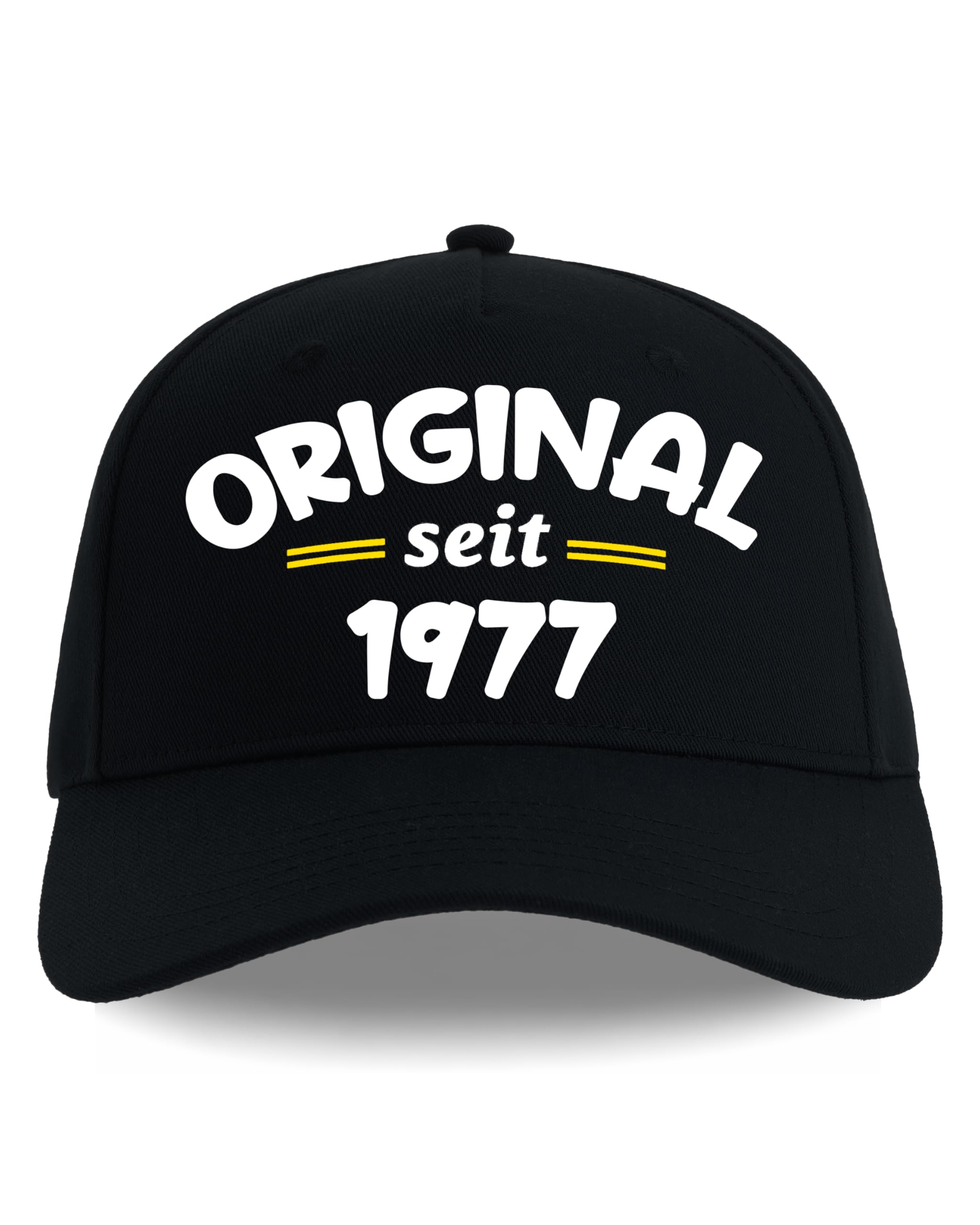 Cap runder Geburtstag 30. 40. 50. 60. 70. 80. geboren Limitierte Edition Herren Damen Frauen verstellbar 53-61 cm recycelter Polyester Original seit Jahrgang